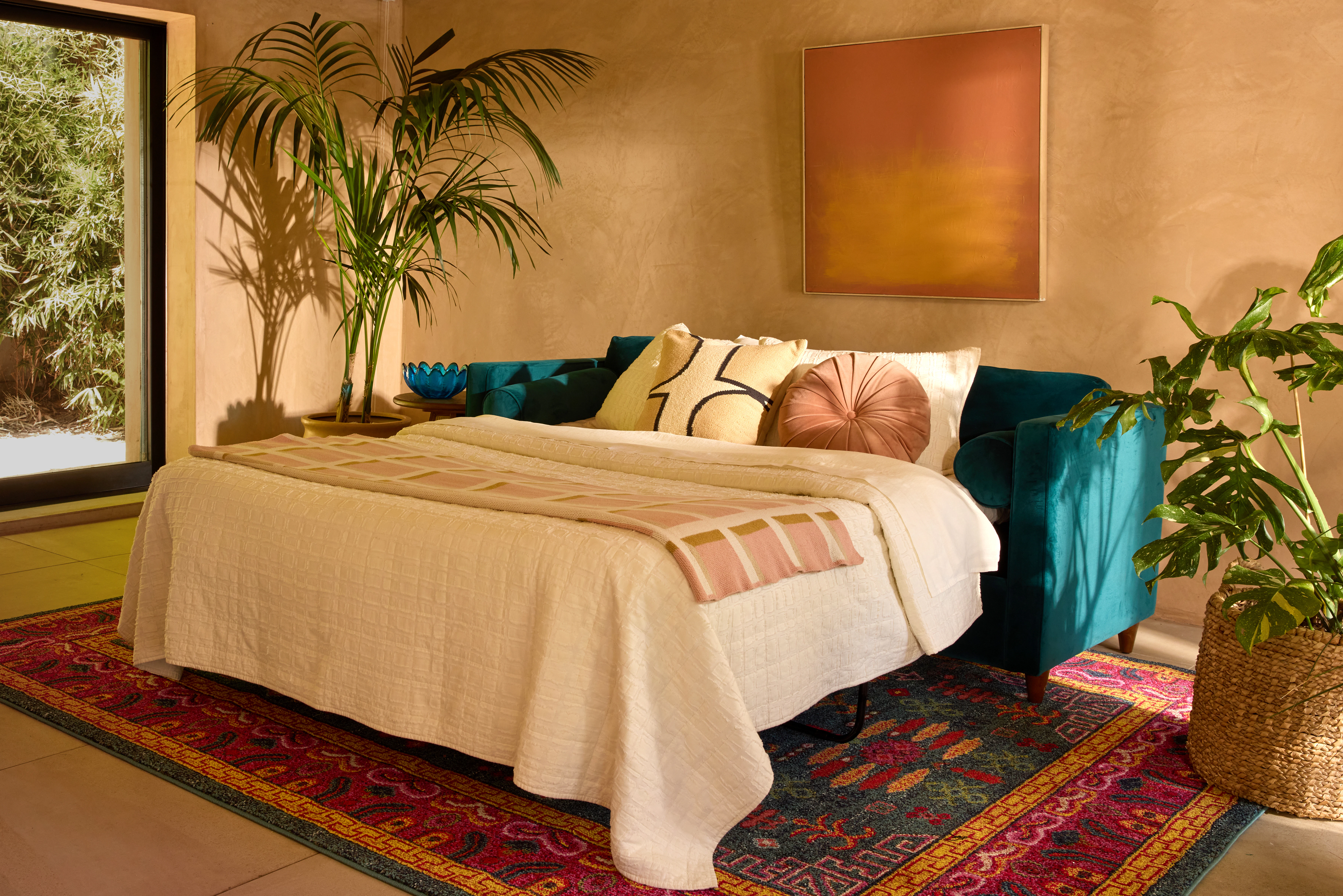 Briar Sleeper Sofa Royal Peacock