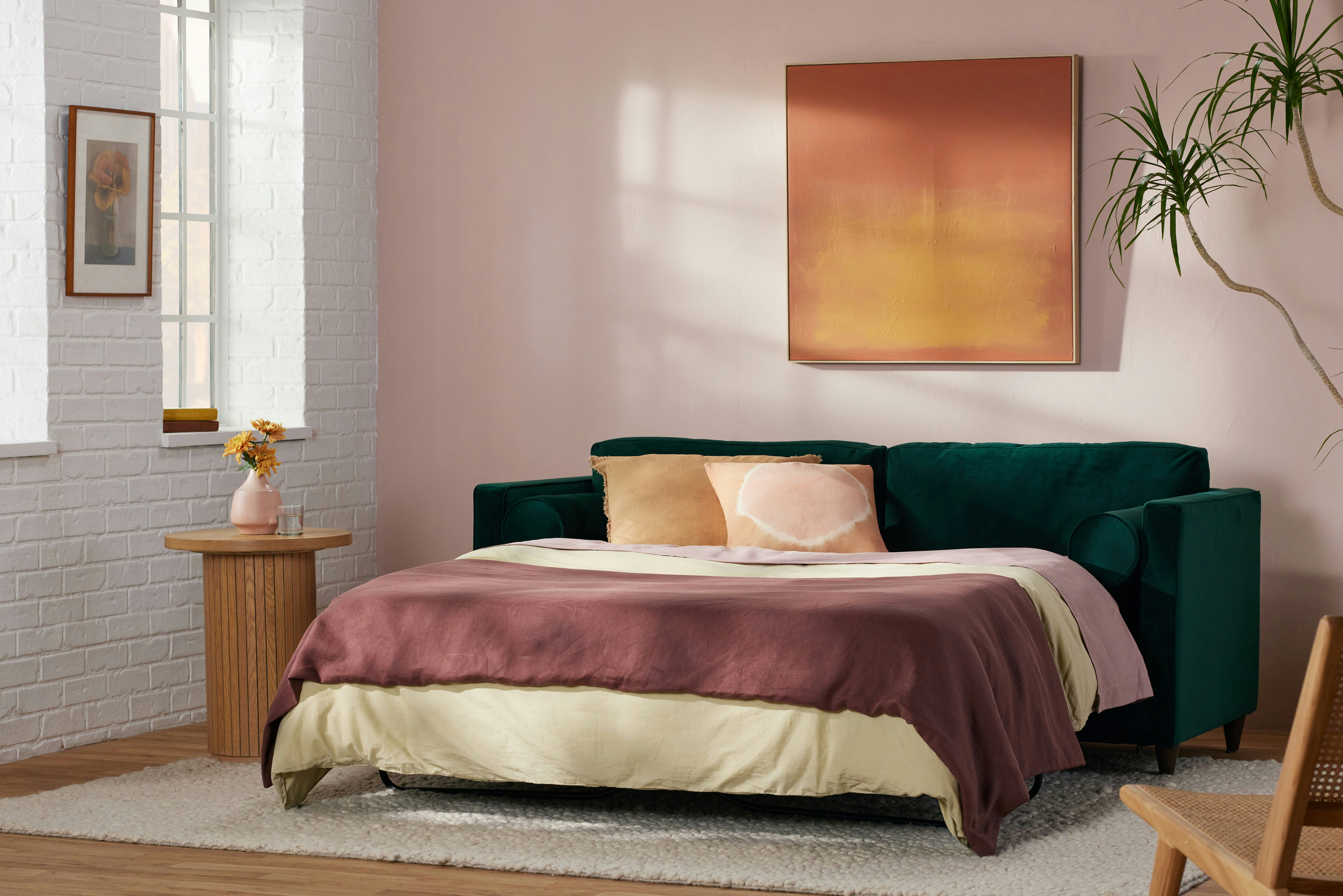 Briar Sleeper Sofa Royale Evergreen