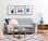 Ways Use Colorful Furniture Brighten Space Hughes Twin Sleeper Sofa Taylor Felt Grey