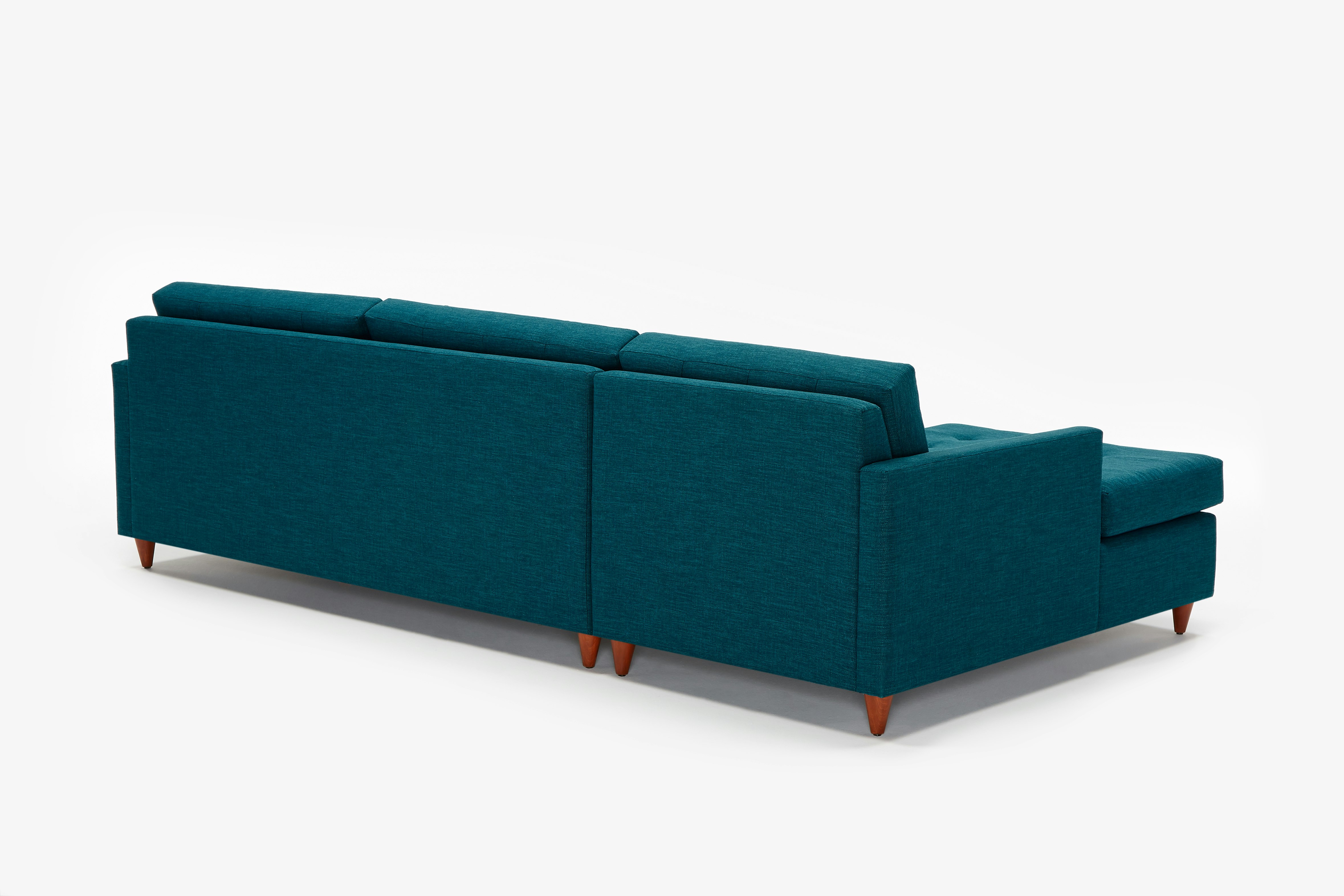 Eliot Sleeper Sectional Key Largo Zenith Teal