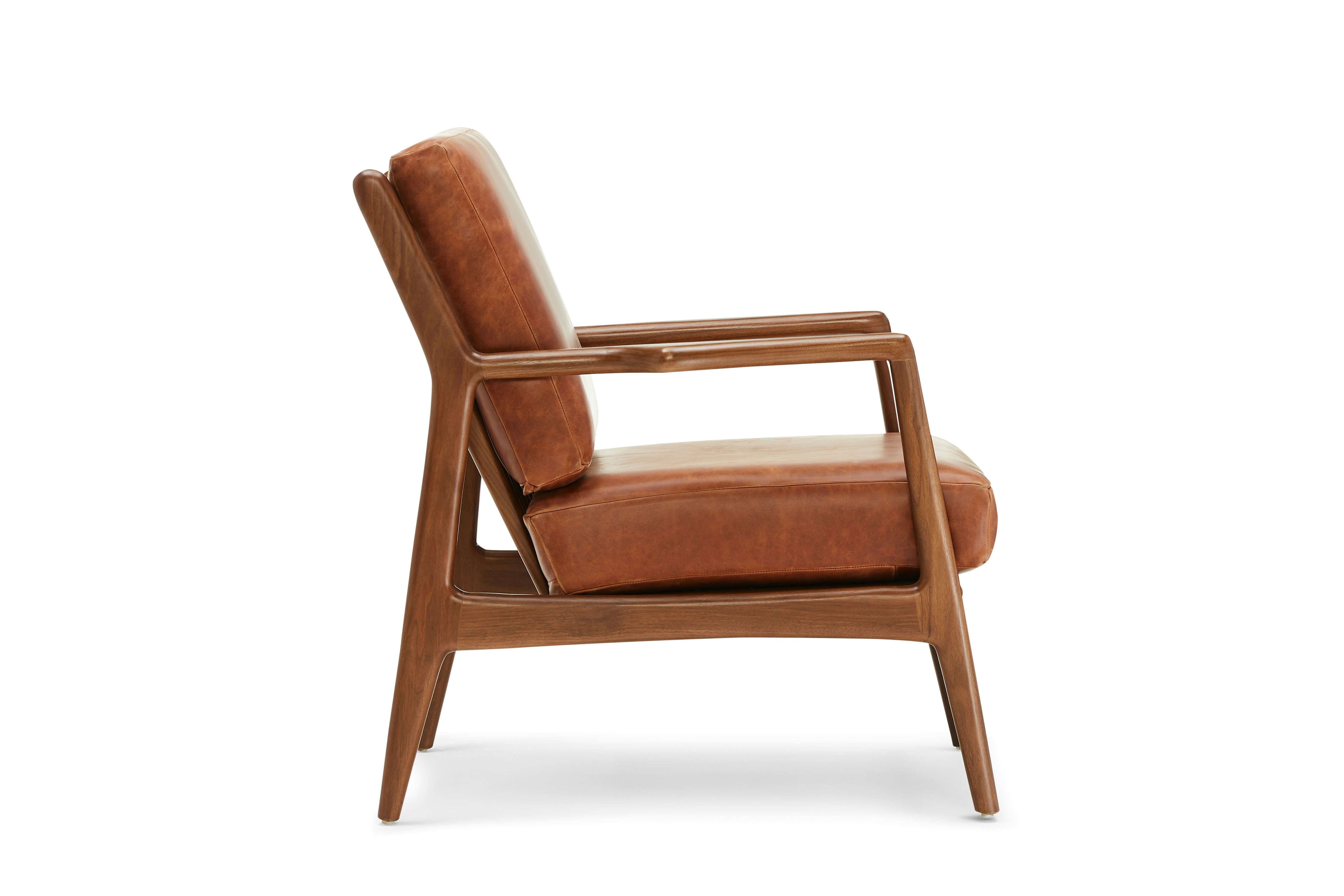 Joybird leather online chair