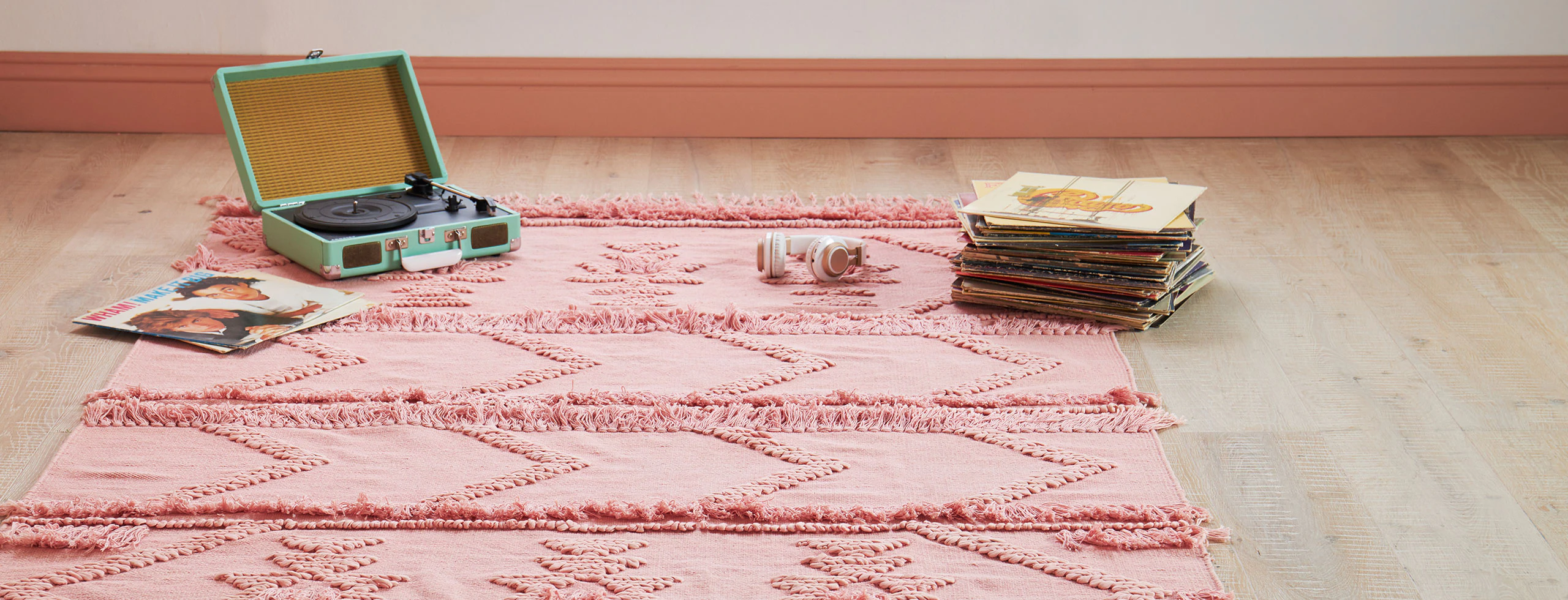 Fringe Blush Rug