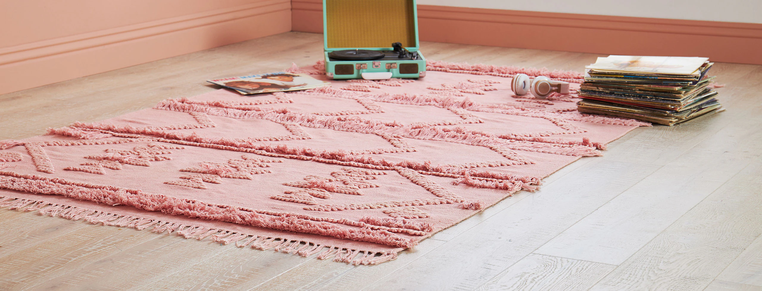 Fringe Blush Rug
