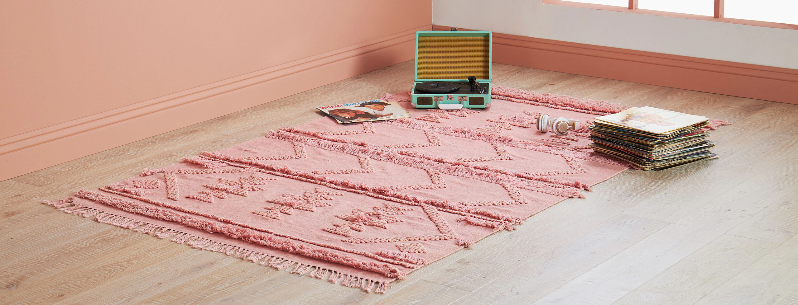 Fringe Blush Rug