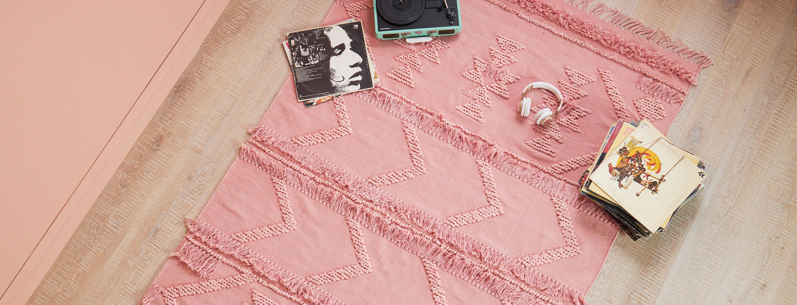 Fringe Blush Rug