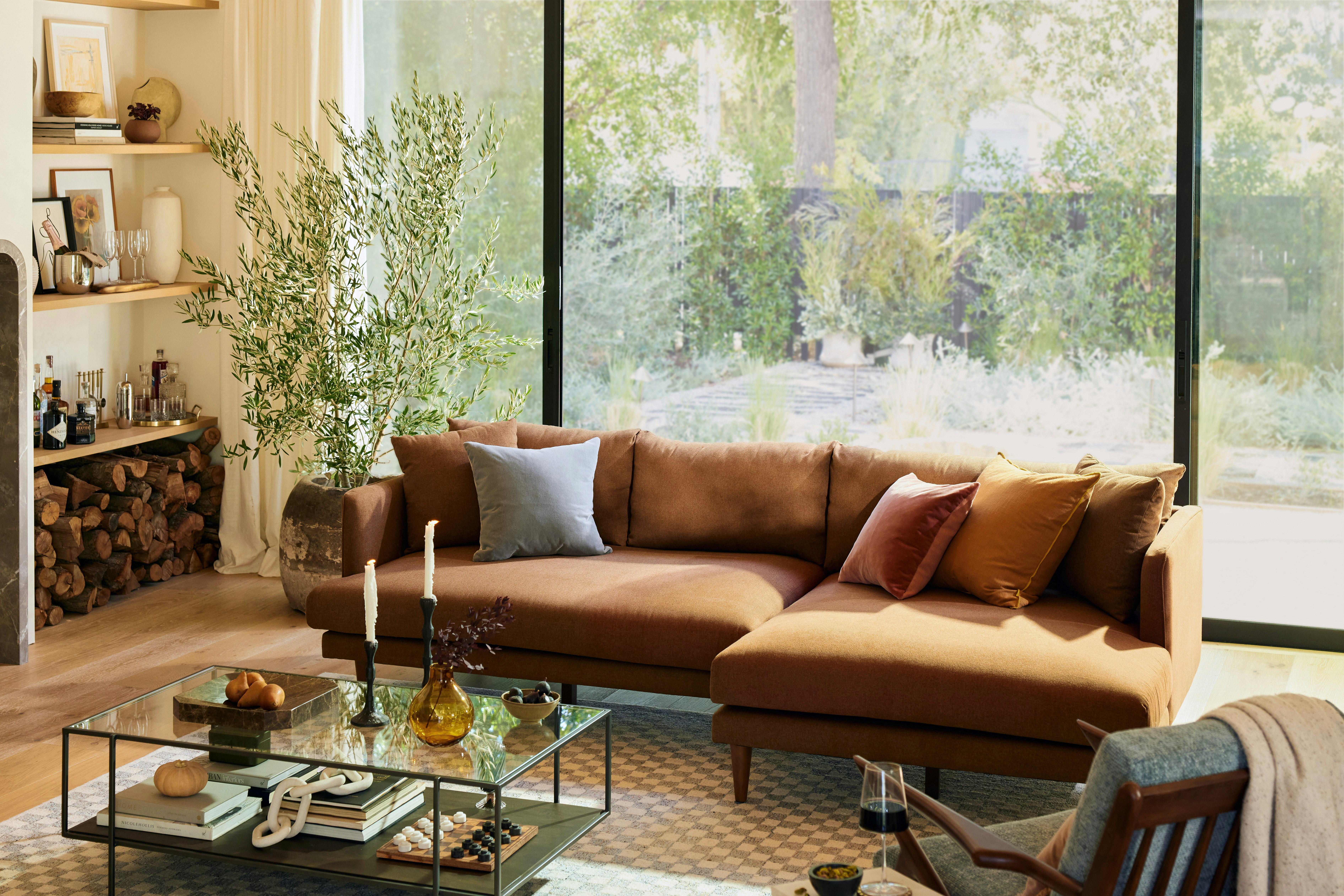 Lewis Sectional Faithful Mocha