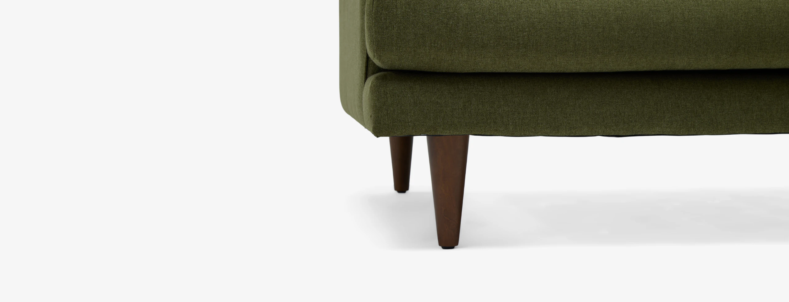 Lewis Single Arm Loveseat Faithful Olive