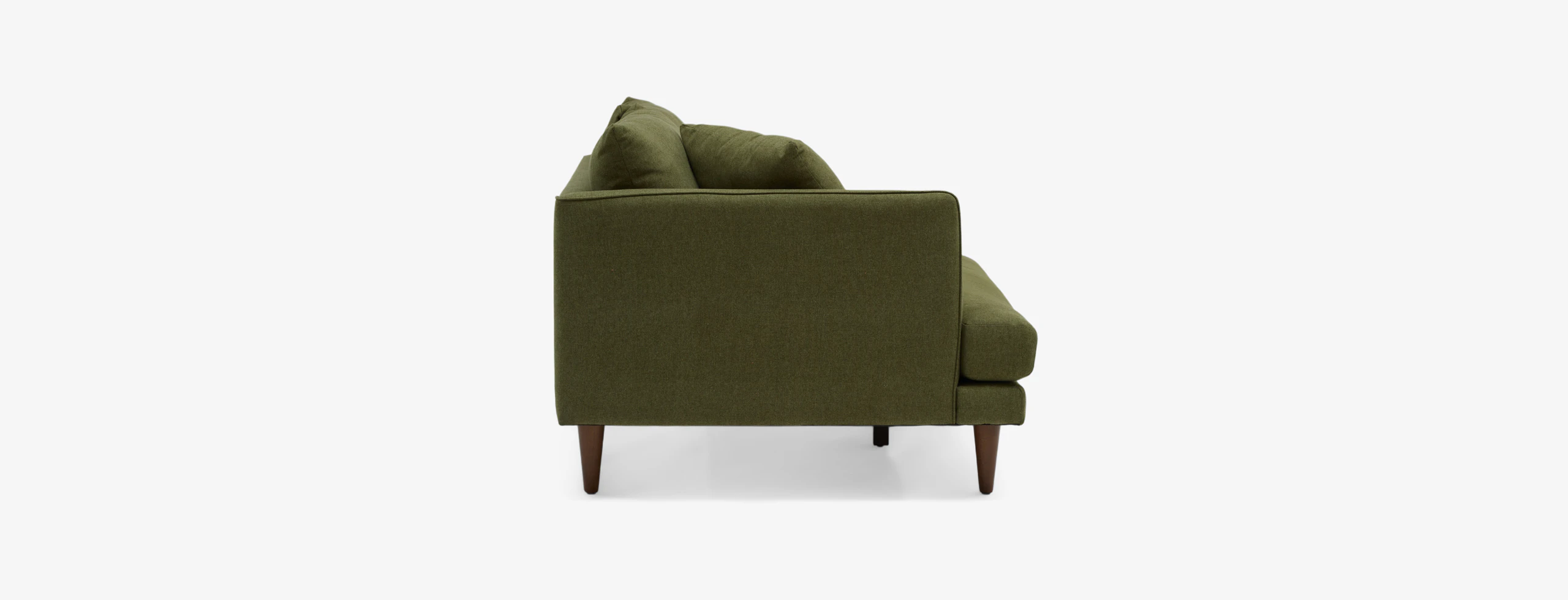 Lewis Single Arm Loveseat Faithful Olive