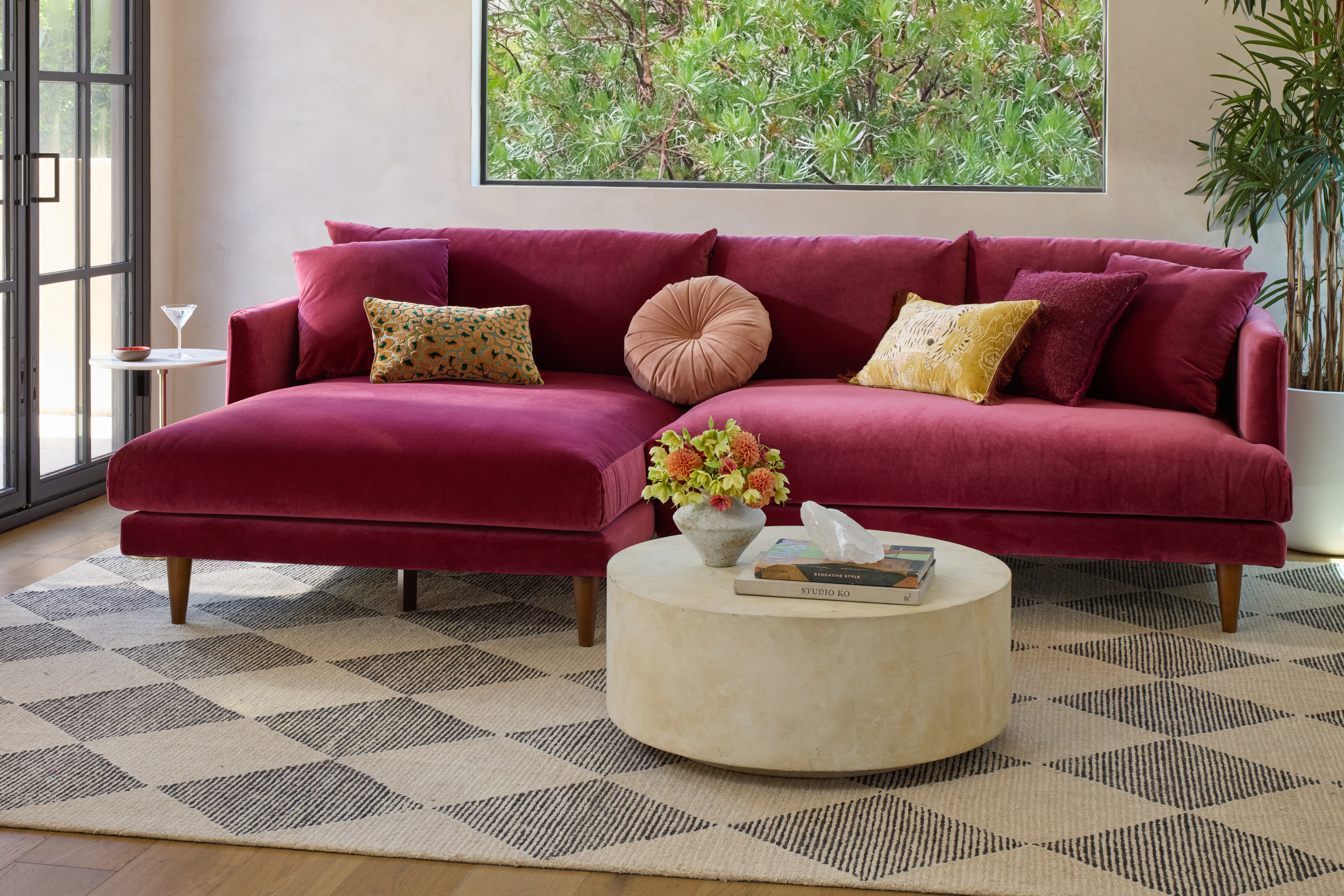 Lewis Sectional Banks Currant