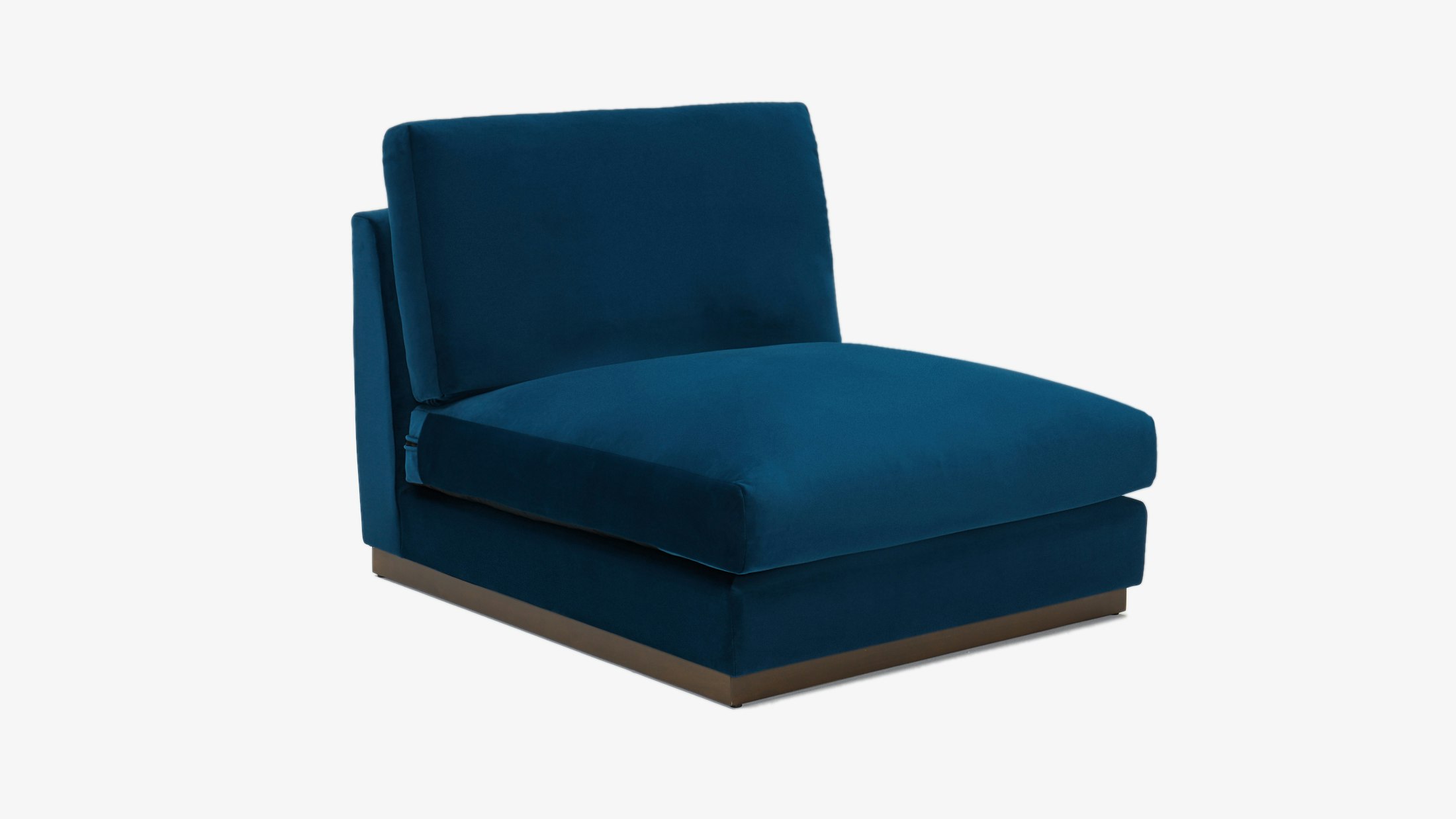 Holt Armless Chair Royale Cobalt
