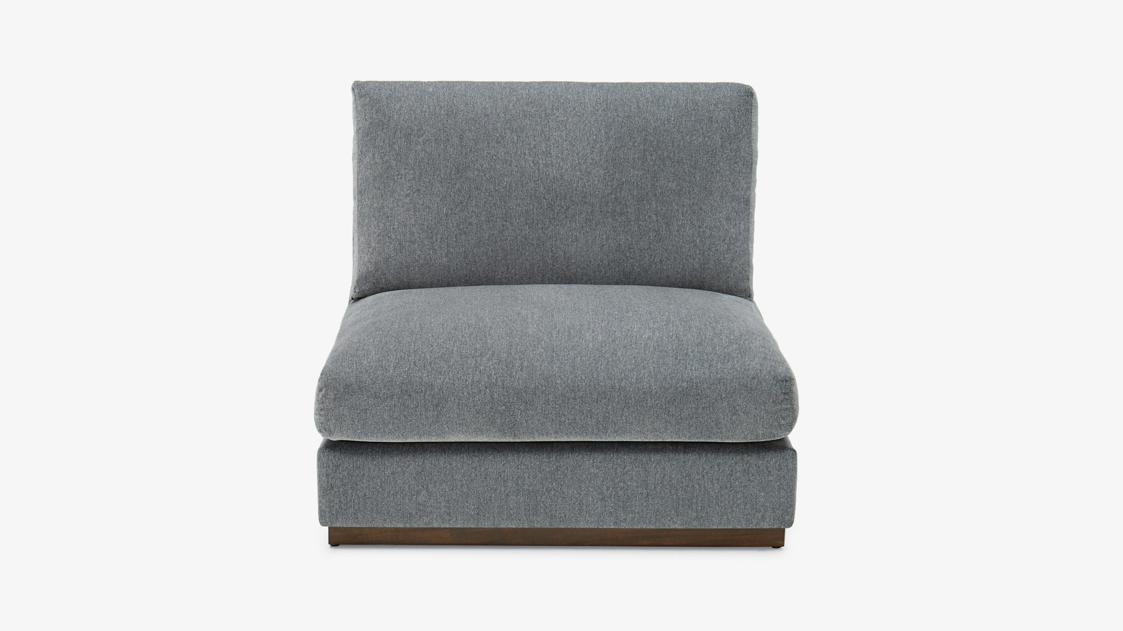 Holt Armless Chair Synergy Pewter