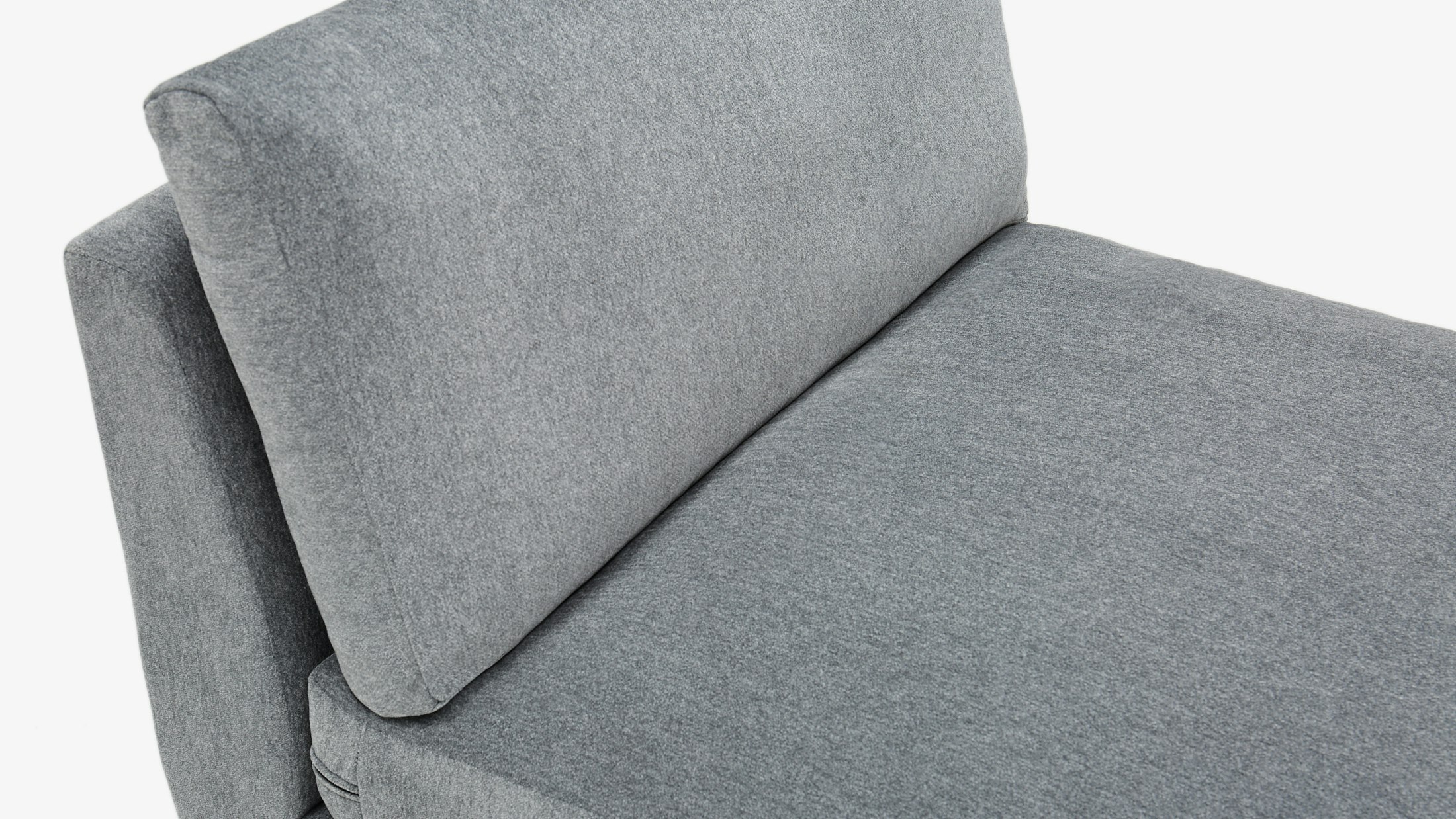 Holt Armless Chair Synergy Pewter