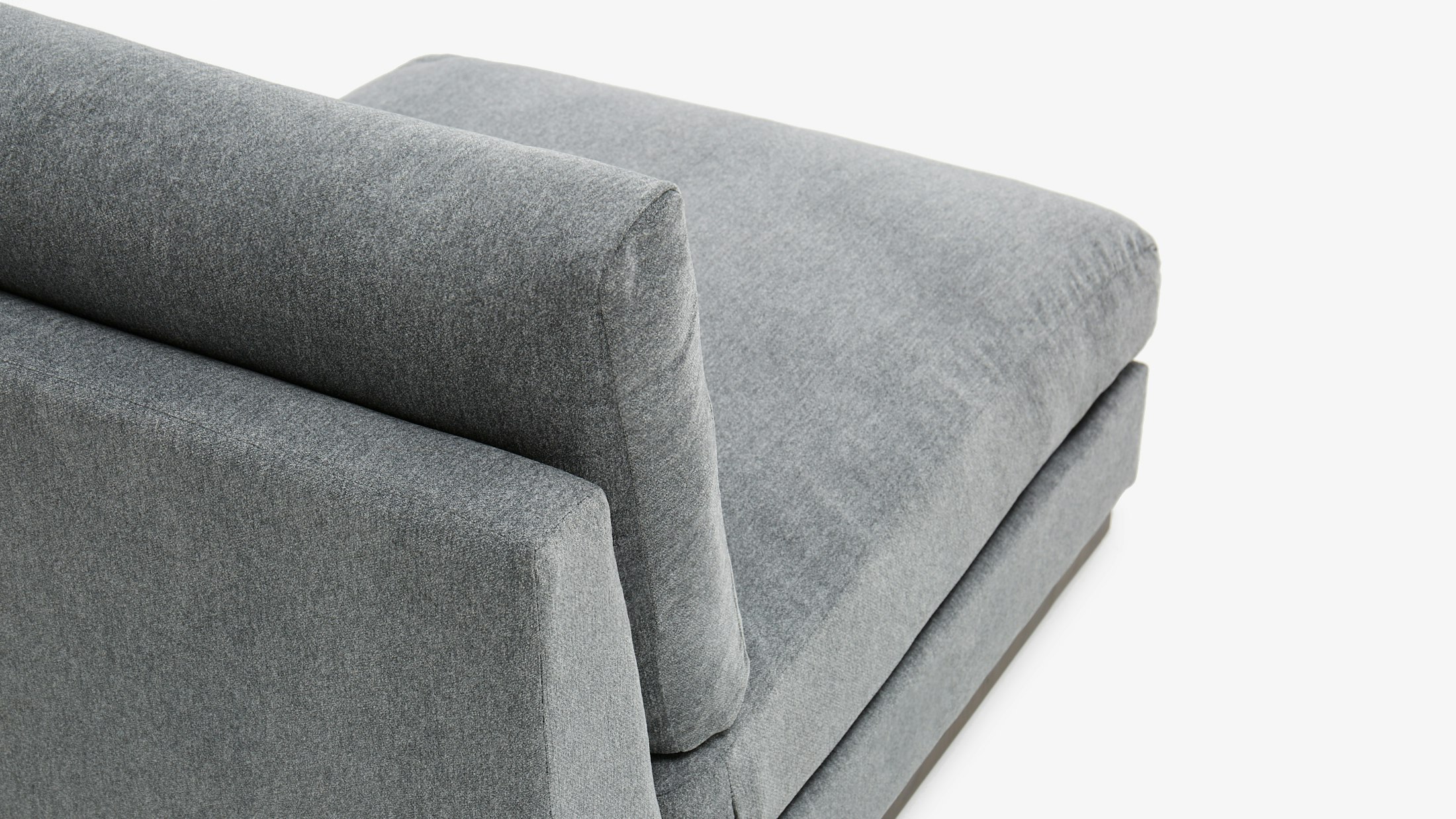 Holt Armless Chair Synergy Pewter