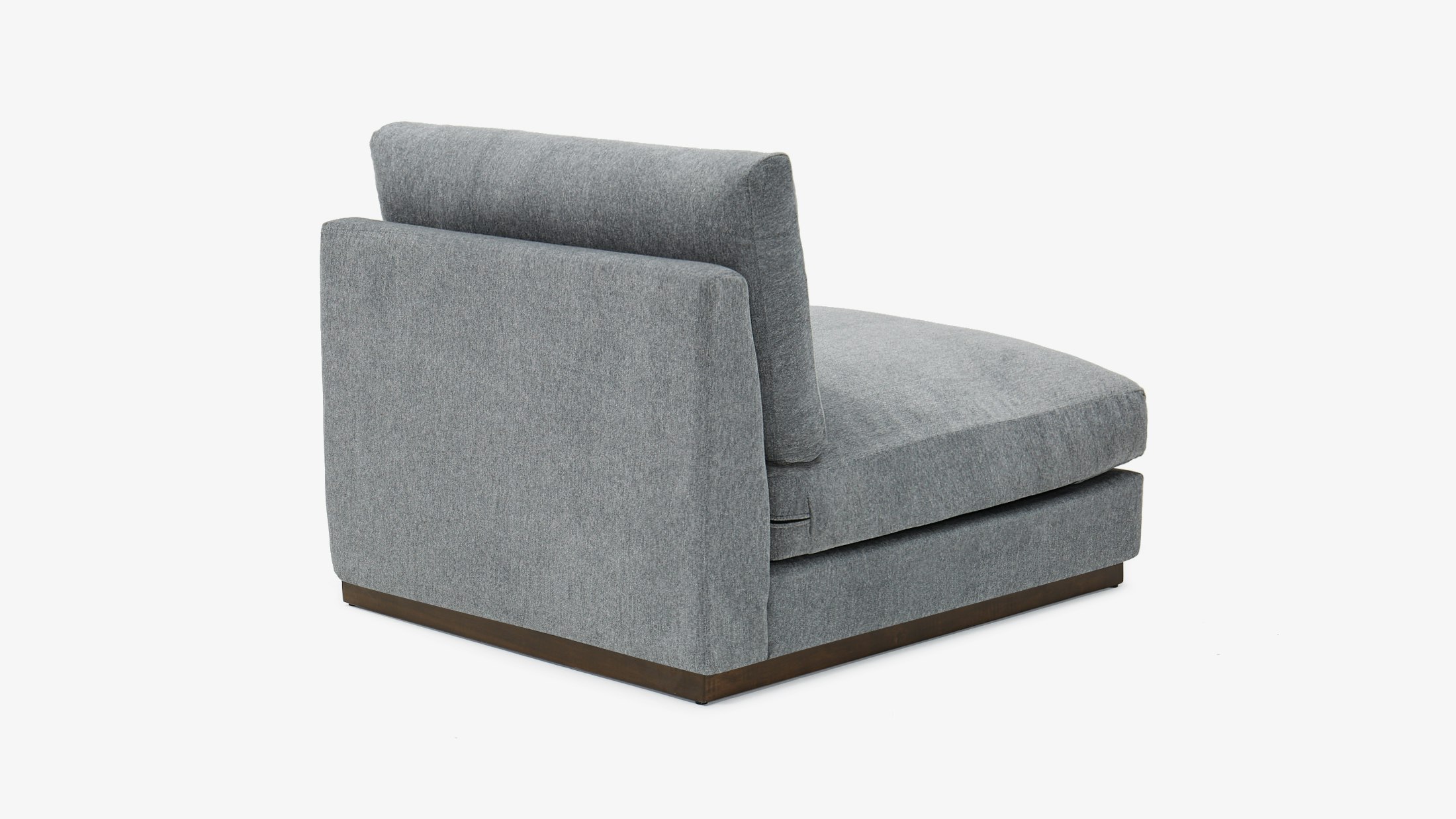 Holt Armless Chair Synergy Pewter