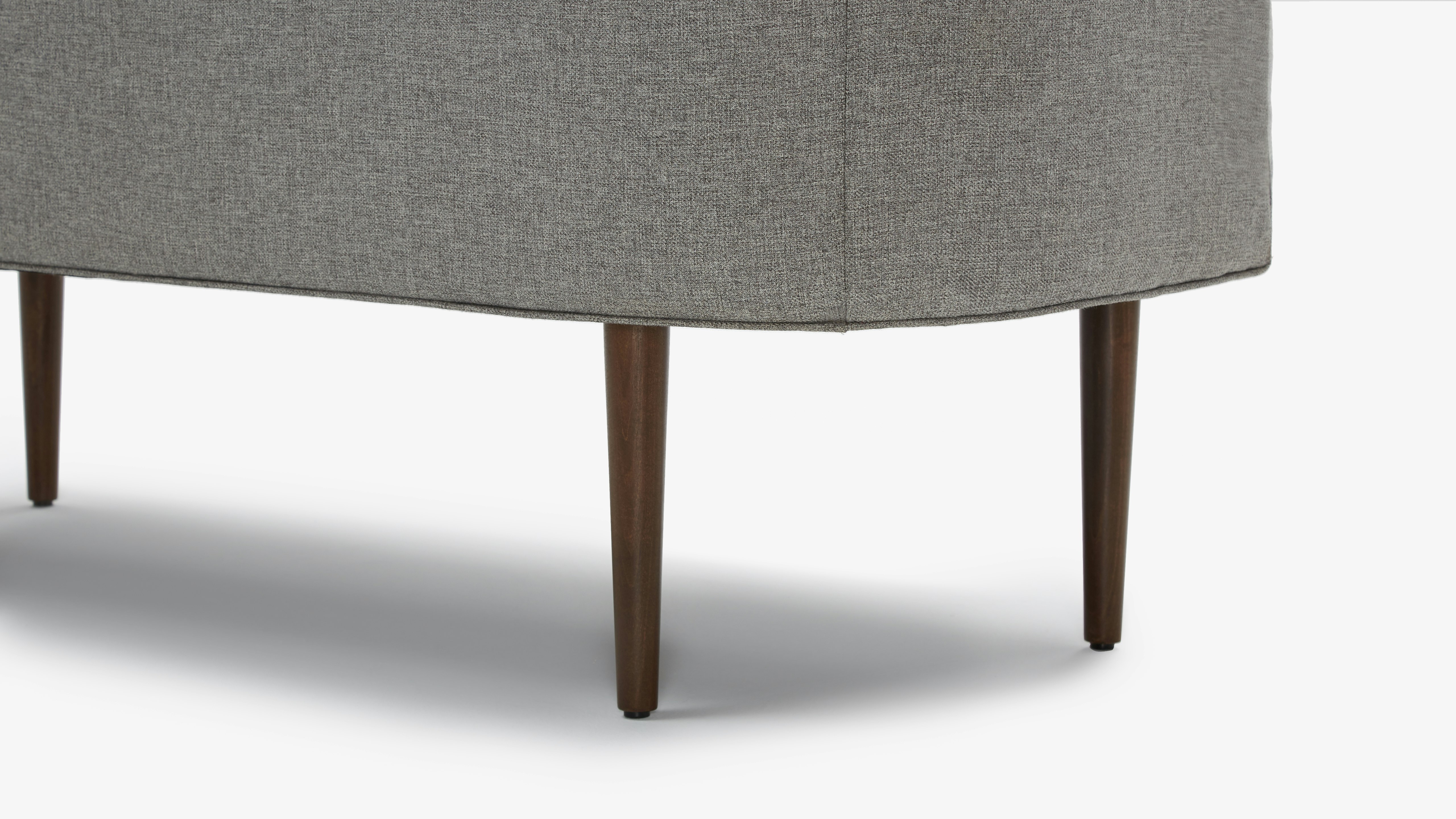 Elsie Bench Taylor felt Grey