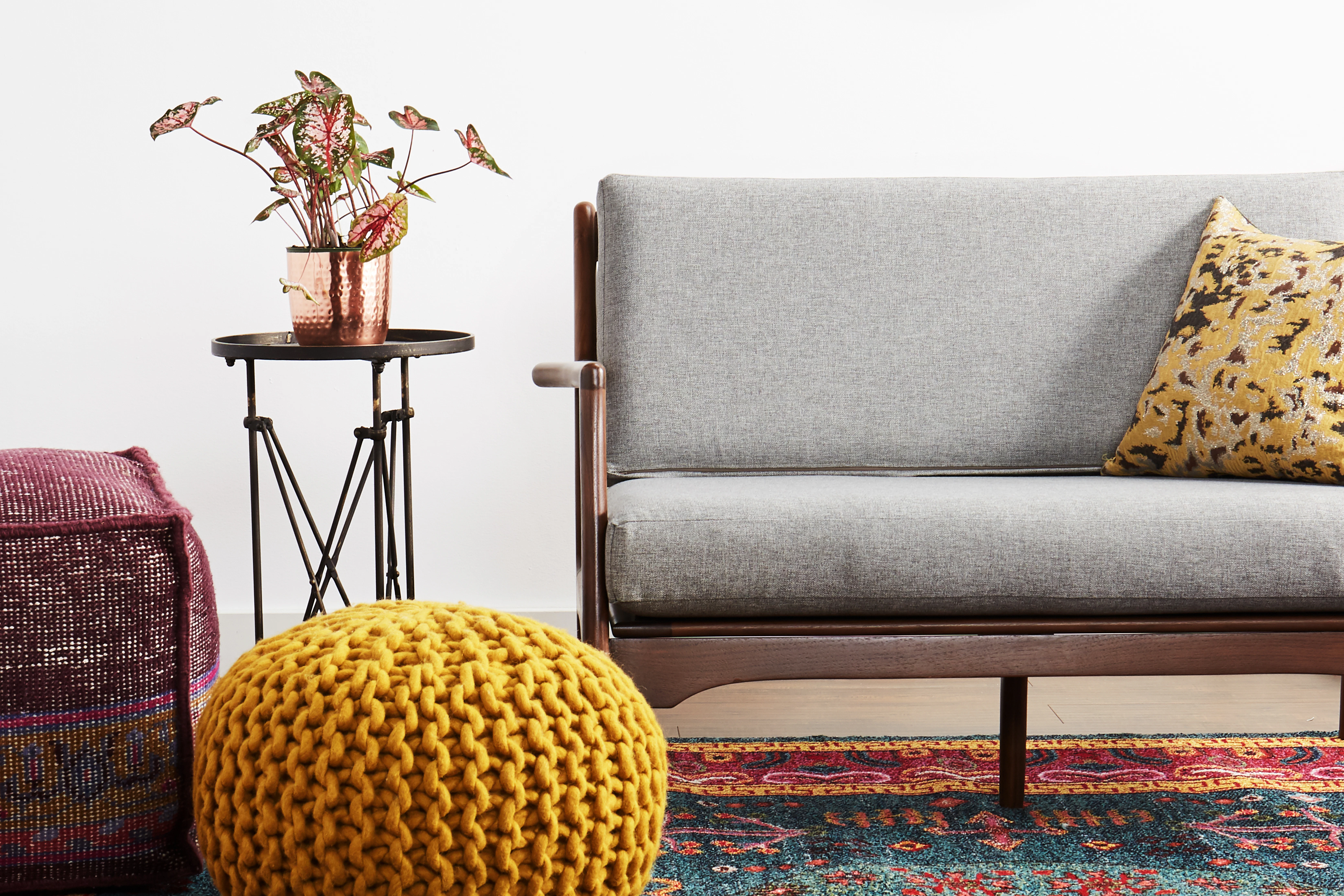 Collins Loveseat Taylor Felt Grey