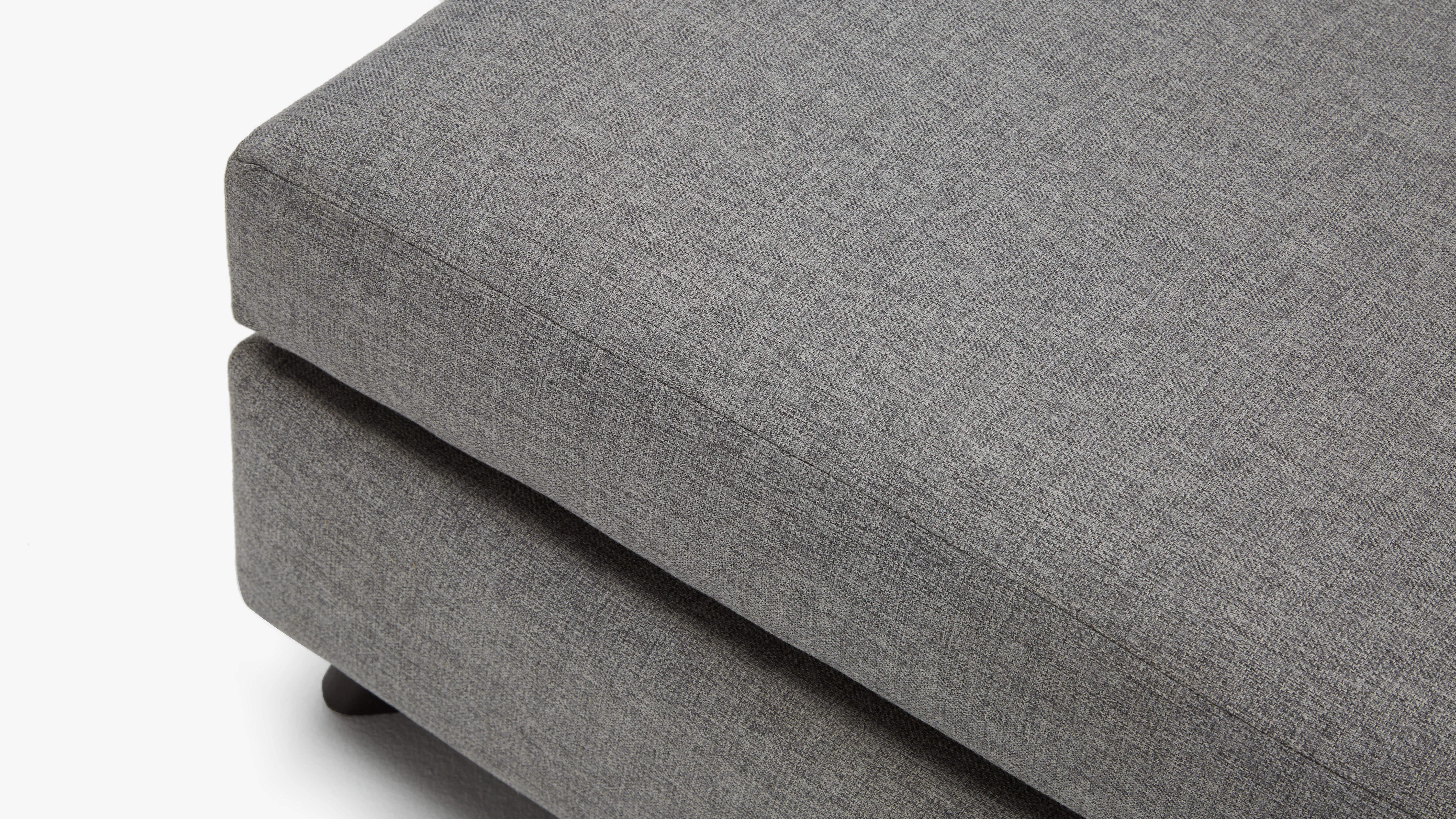 Hopson Storage Ottoman Taylor Felt Grey