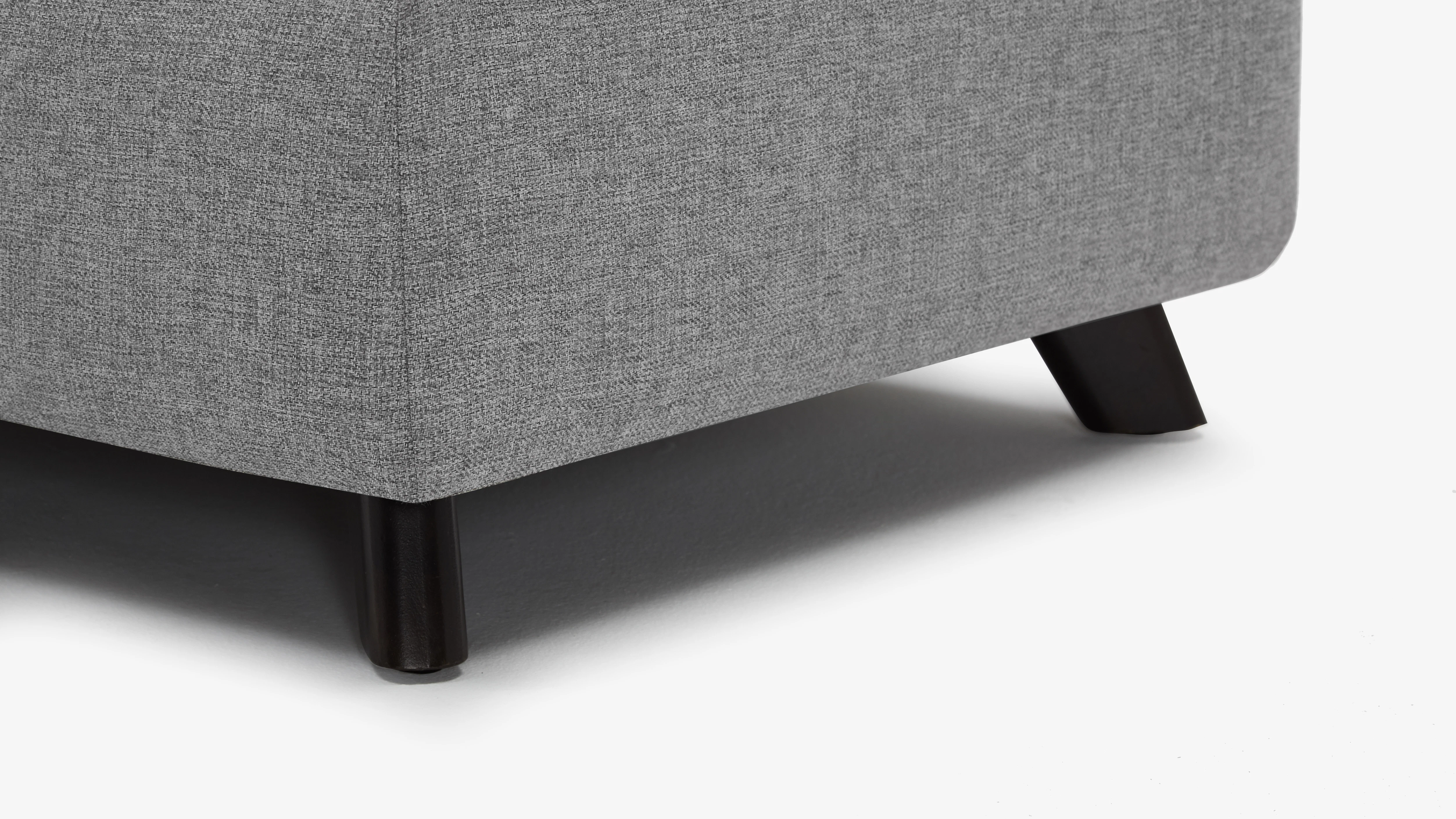 Hopson Storage Ottoman Taylor Felt Grey