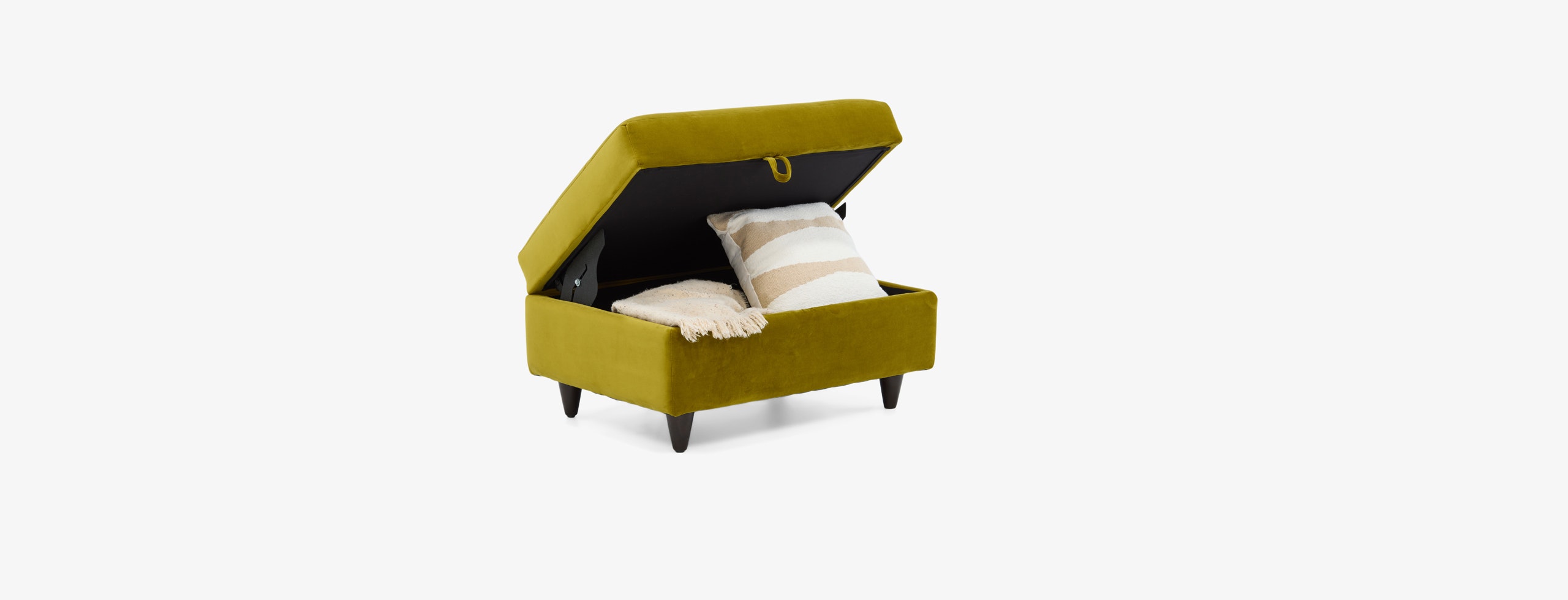 Eliot Storage Ottoman Royale Apple