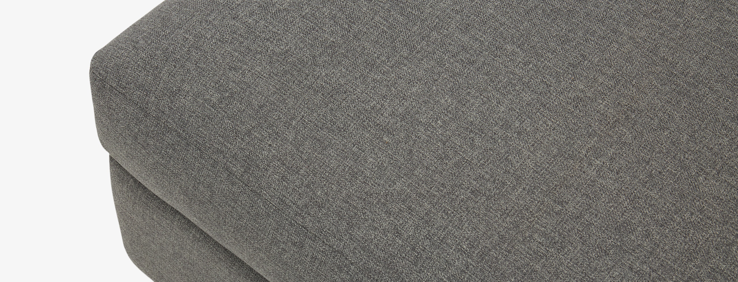 Antonio Storage Ottoman Taylor Felt Grey