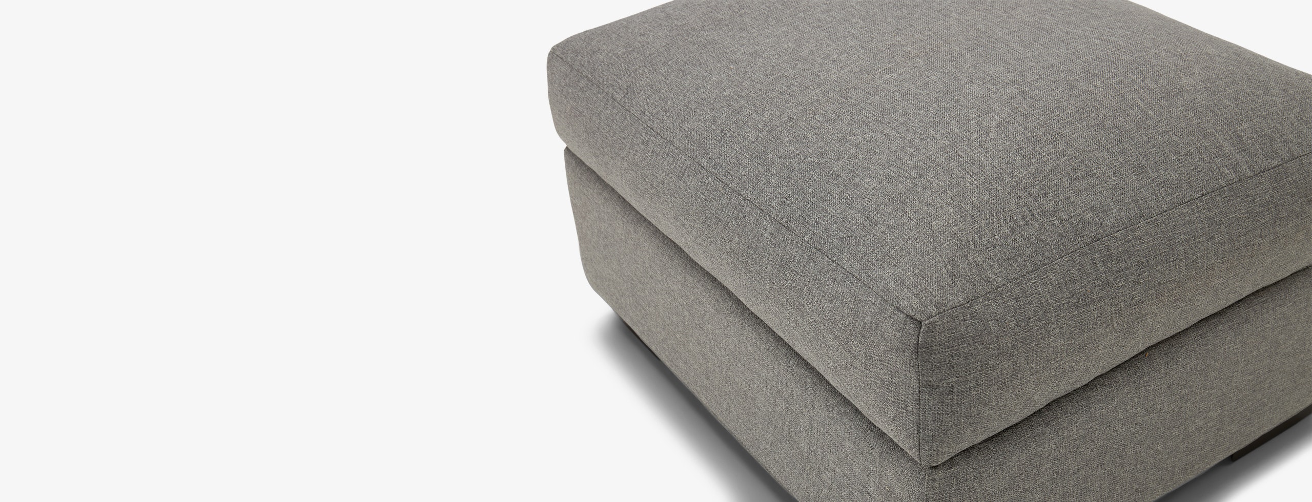 Antonio Storage Ottoman Taylor Felt Grey