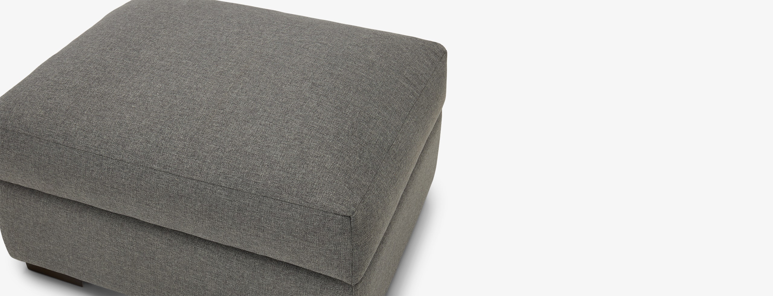 Antonio Storage Ottoman Taylor Felt Grey