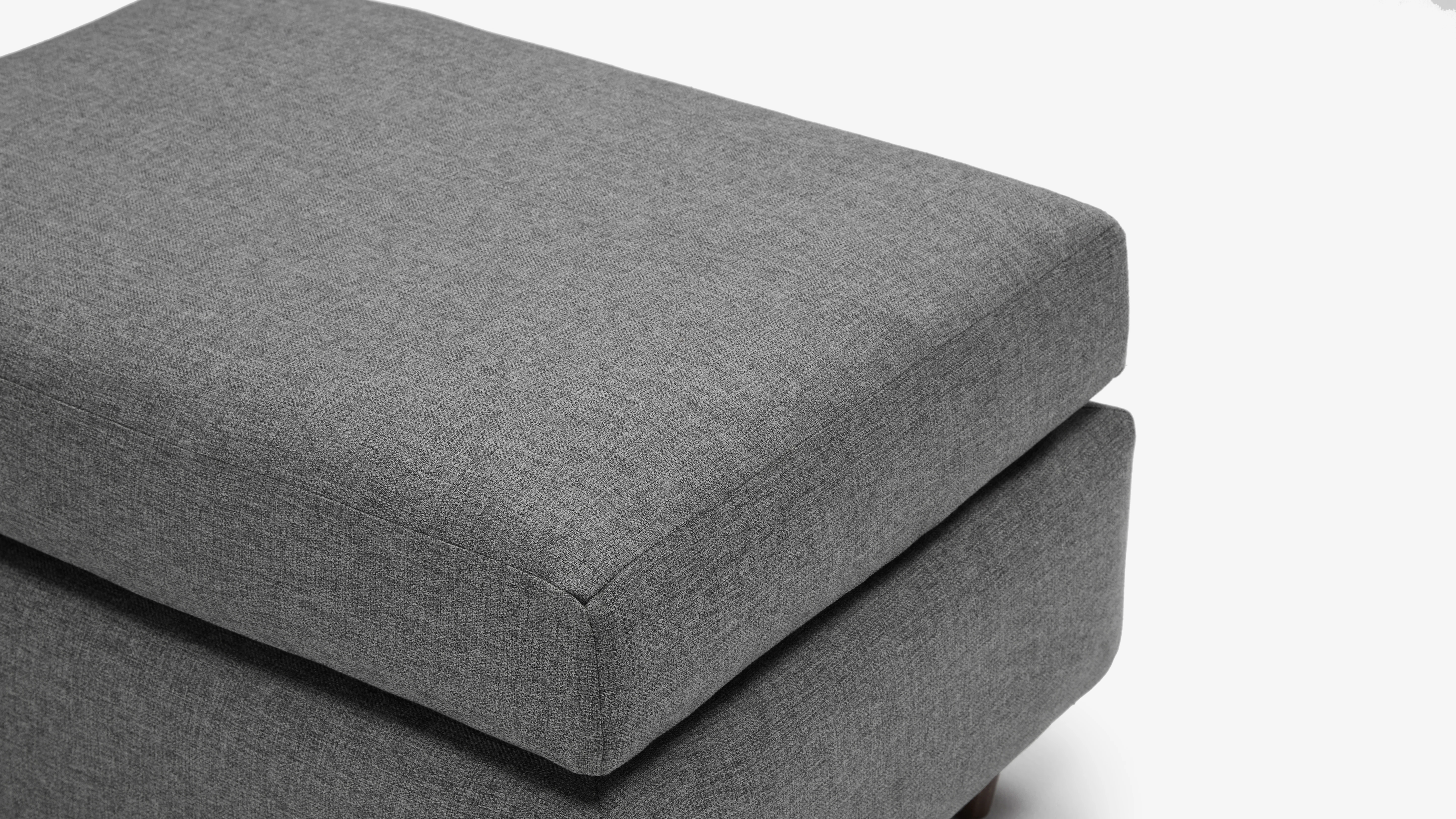 Hughes Storage Ottoman Taylor Felt Grey