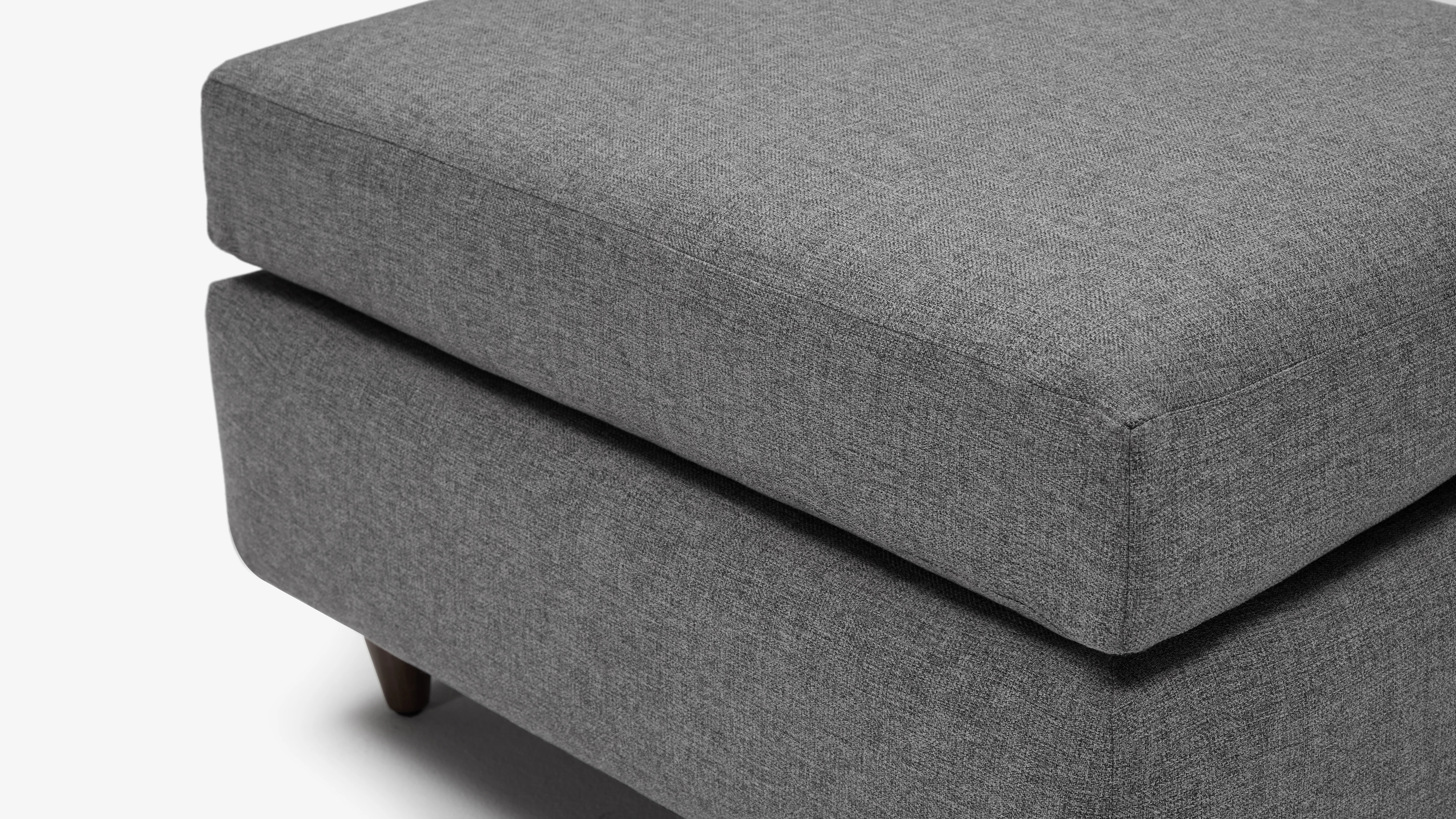 Hughes Storage Ottoman Taylor Felt Grey