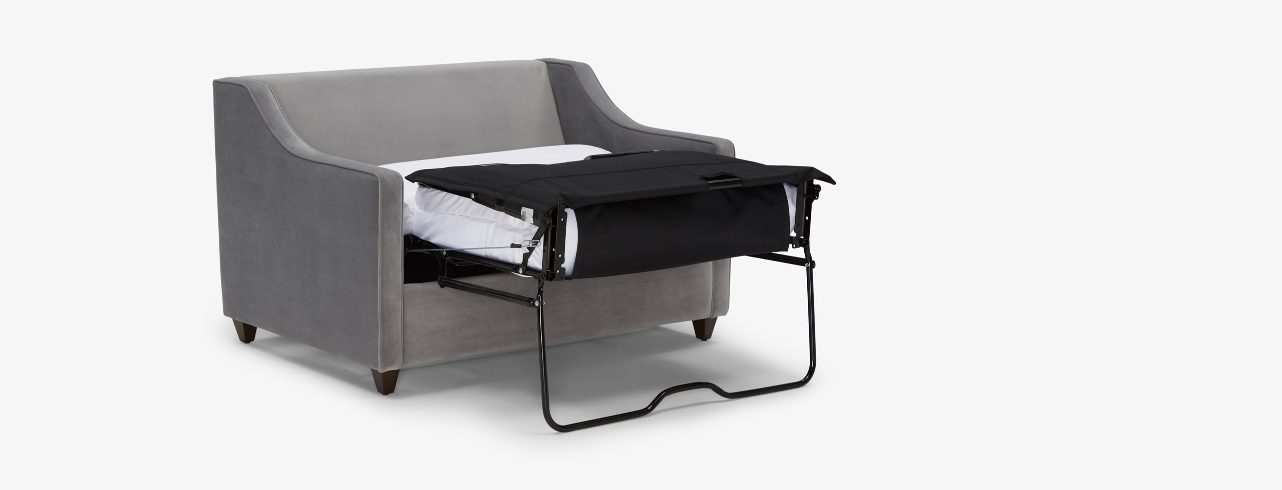 Hero Brooks Twin Sleeper Sofa Royale Ash