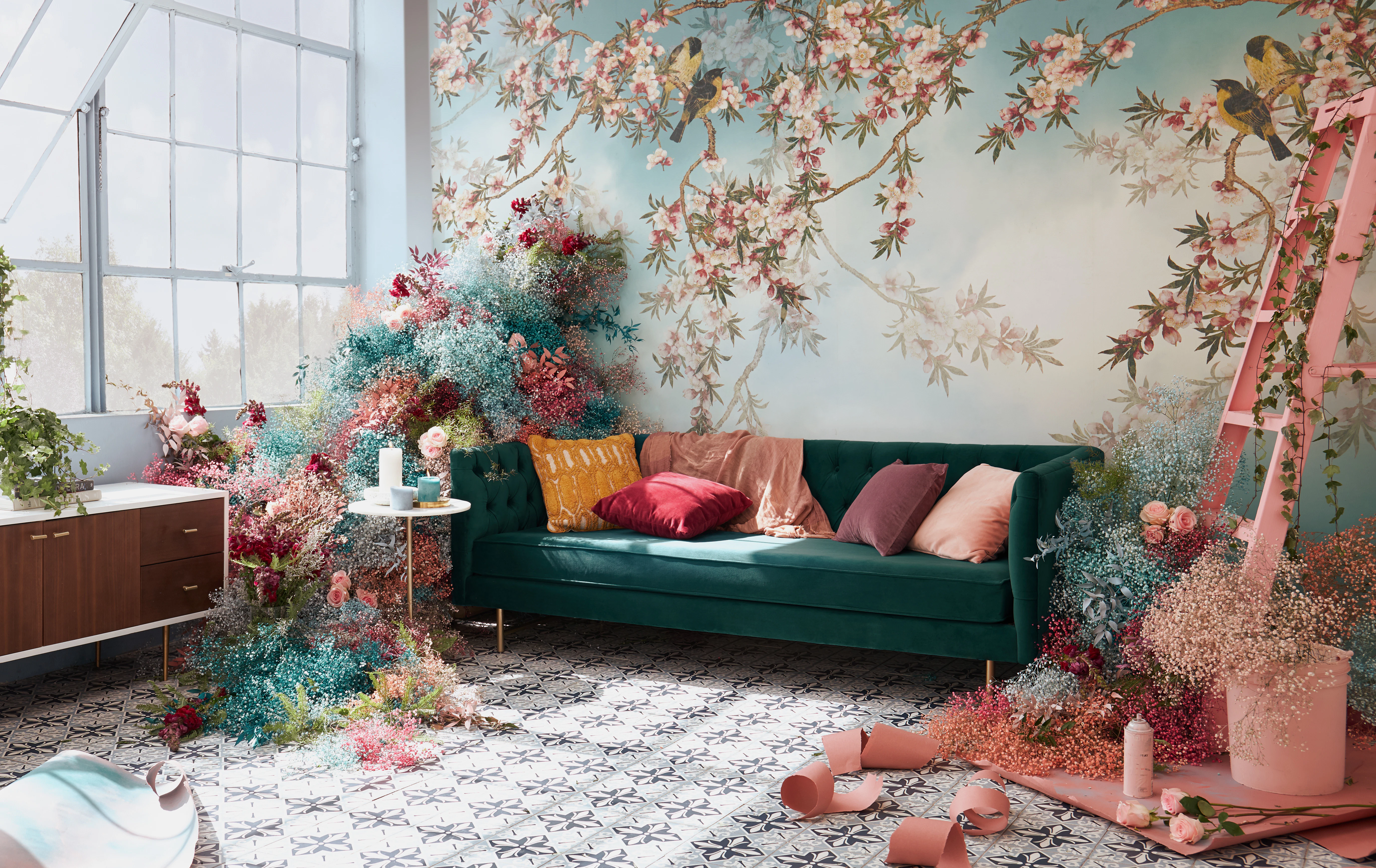 Eugene Sofa Royale Peacock