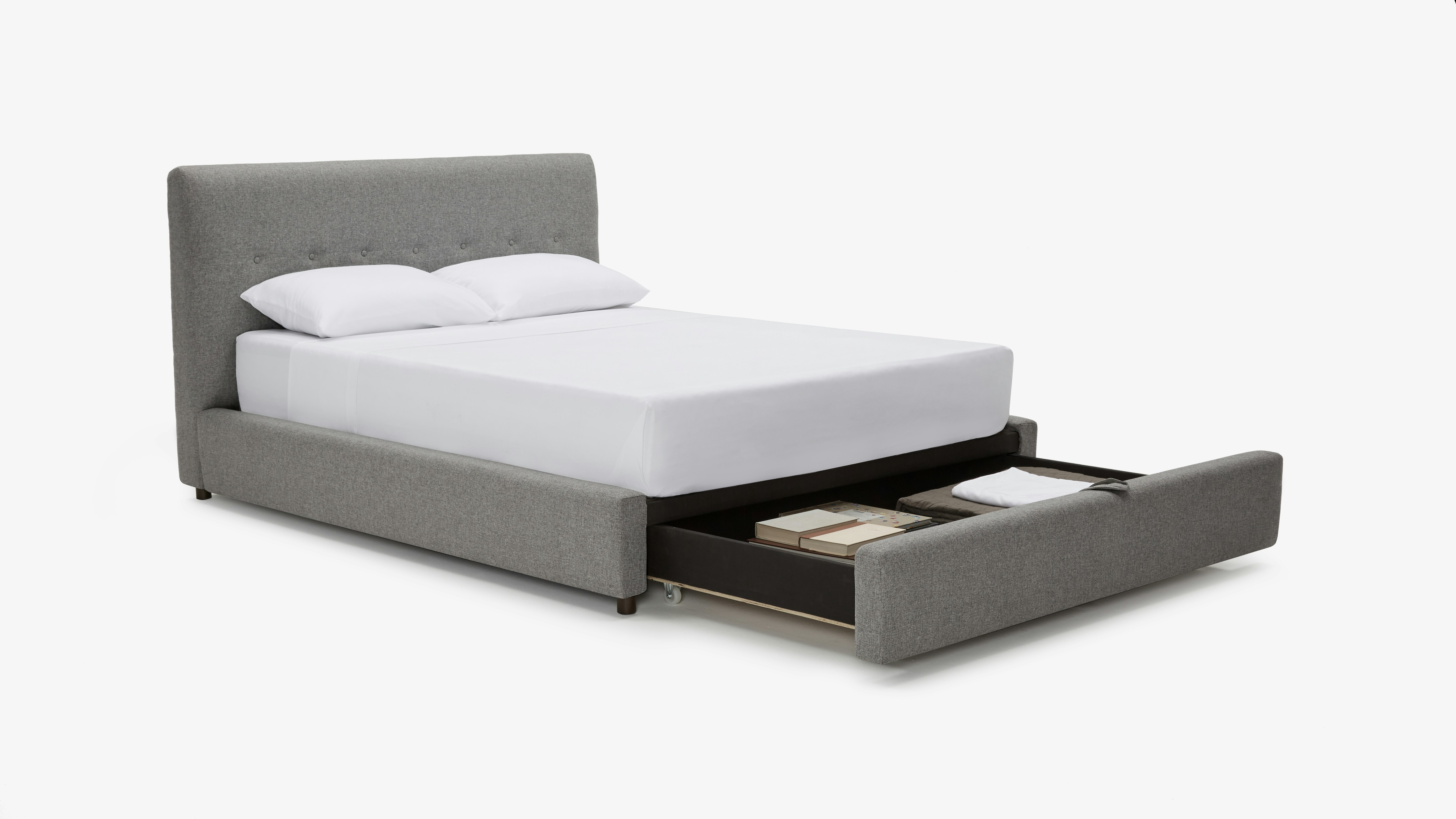Alvin Bed Taylor Felt Grey