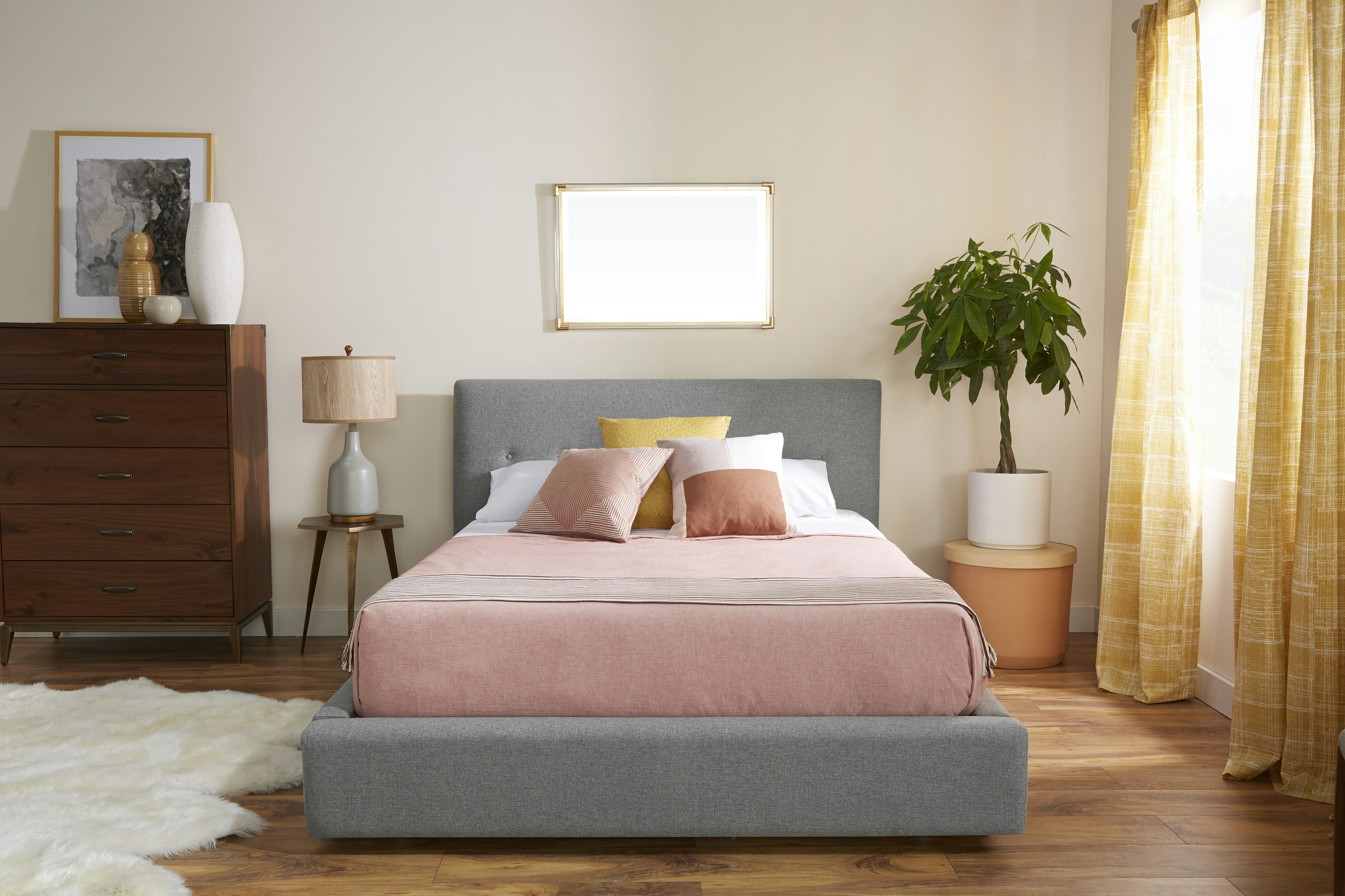 Alvin Storage Bed Taylor Felt Grey