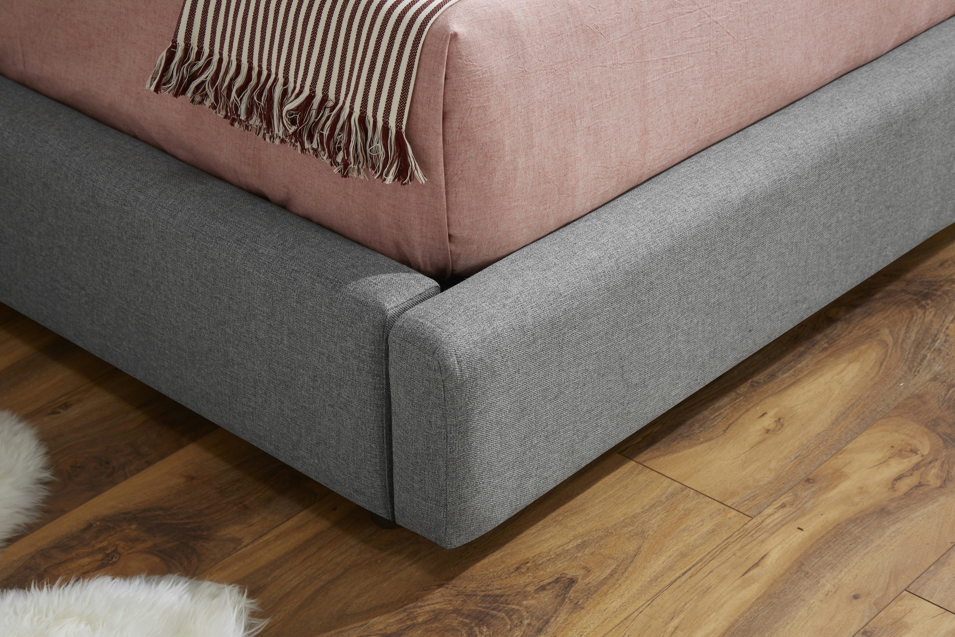 Alvin Storage Bed Taylor Felt Grey