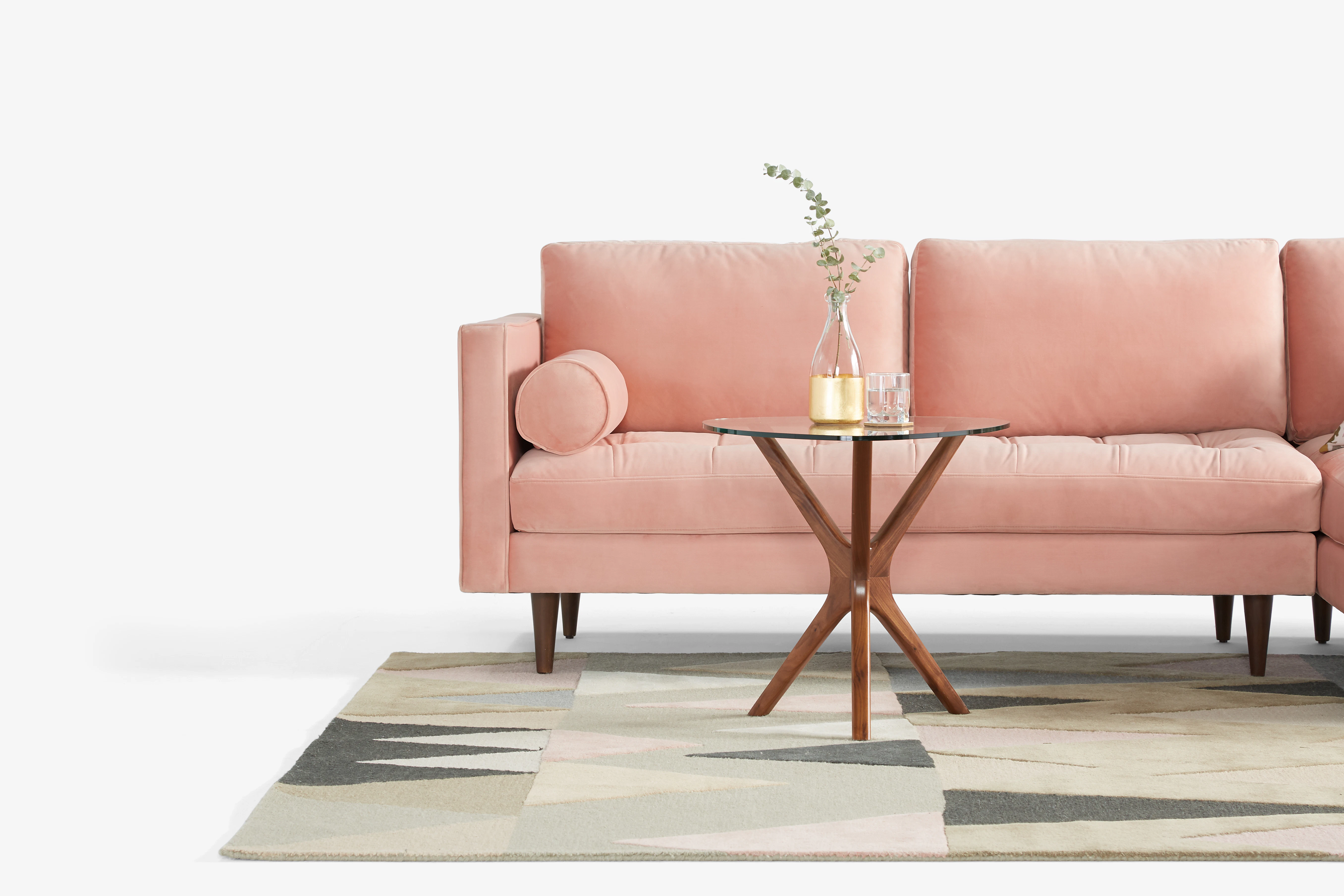 Briar Sectional Royal Blush