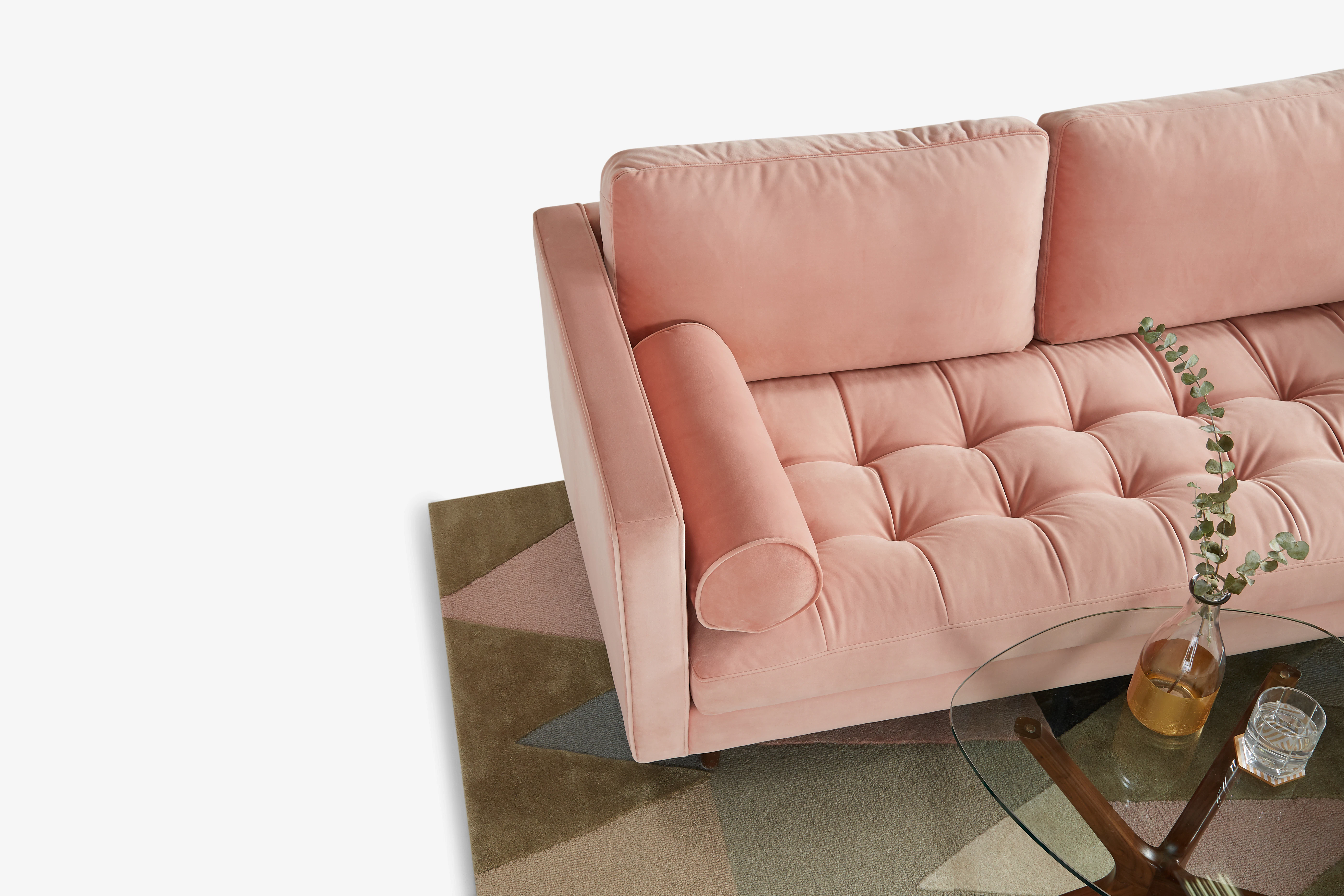 Briar Sectional Royal Blush