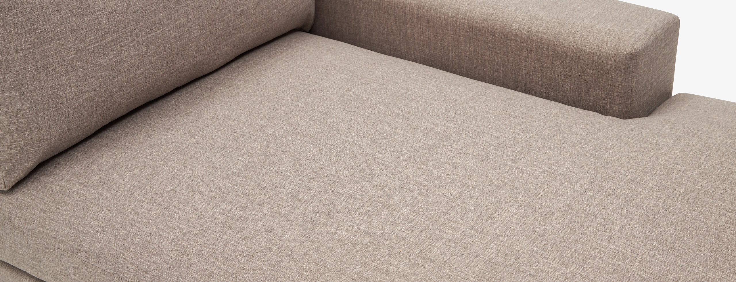 Holt Single Arm Storage Chaise Chance Platinum