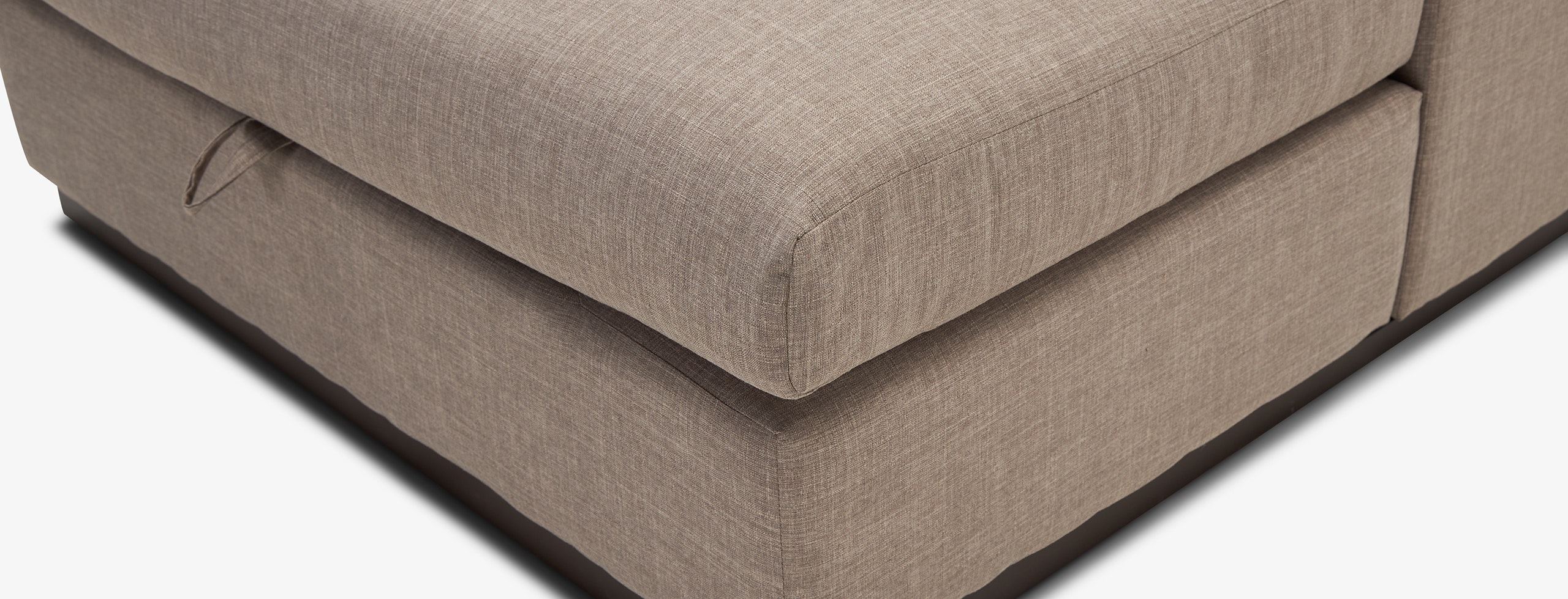 Holt Single Arm Storage Chaise Chance Platinum