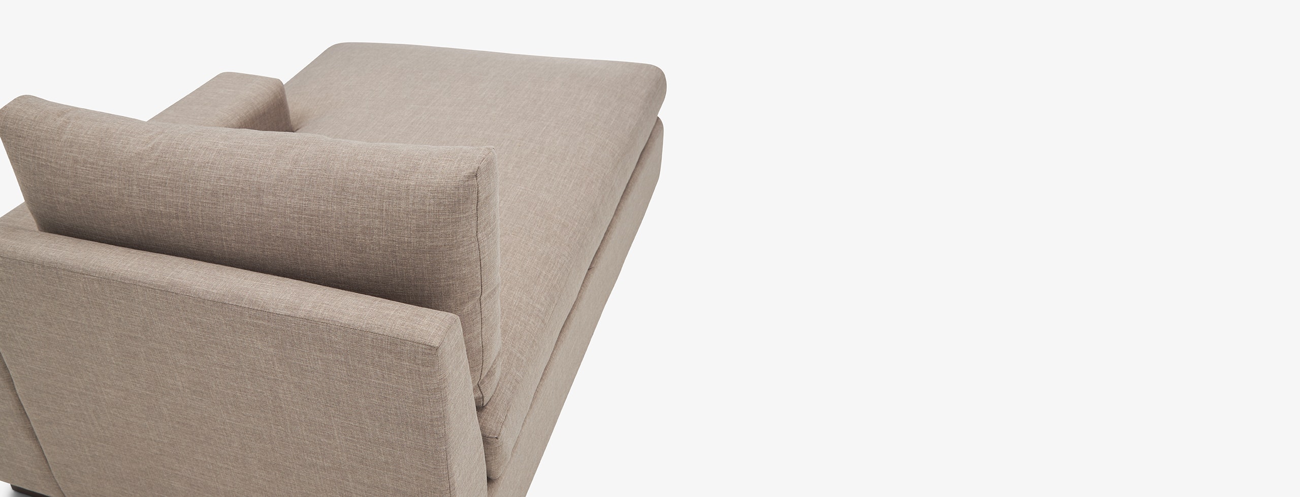 Holt Single Arm Storage Chaise Chance Platinum