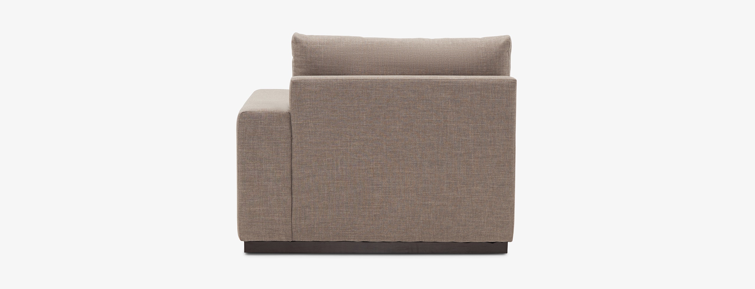 Holt Single Arm Storage Chaise Chance Platinum