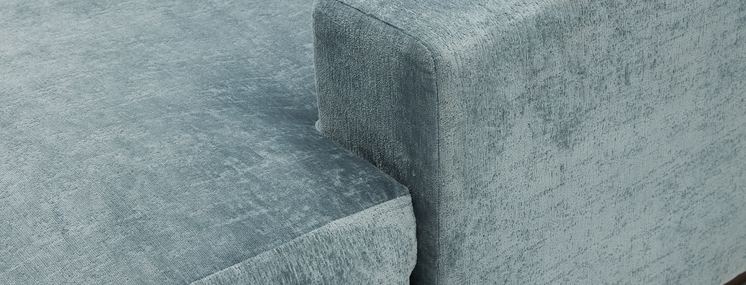 Holt Single Arm Storage Chaise Plush Mist