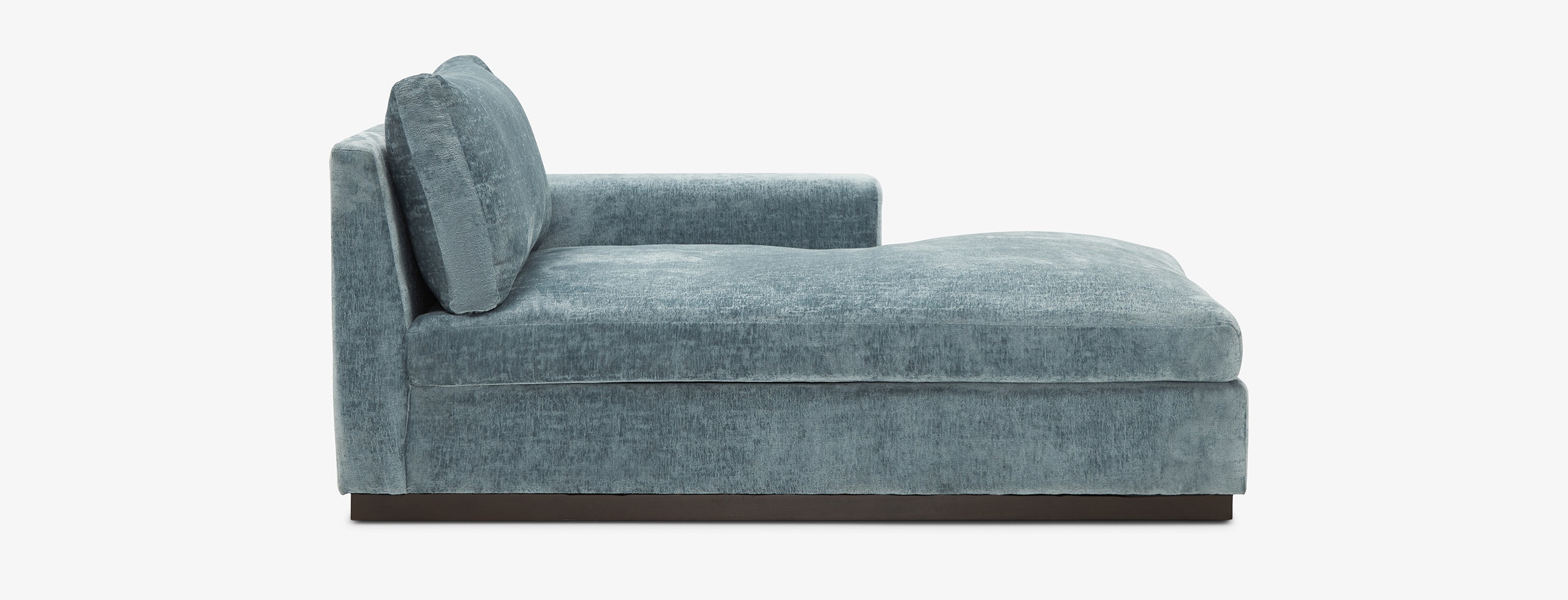 Holt Single Arm Storage Chaise Plush Mist