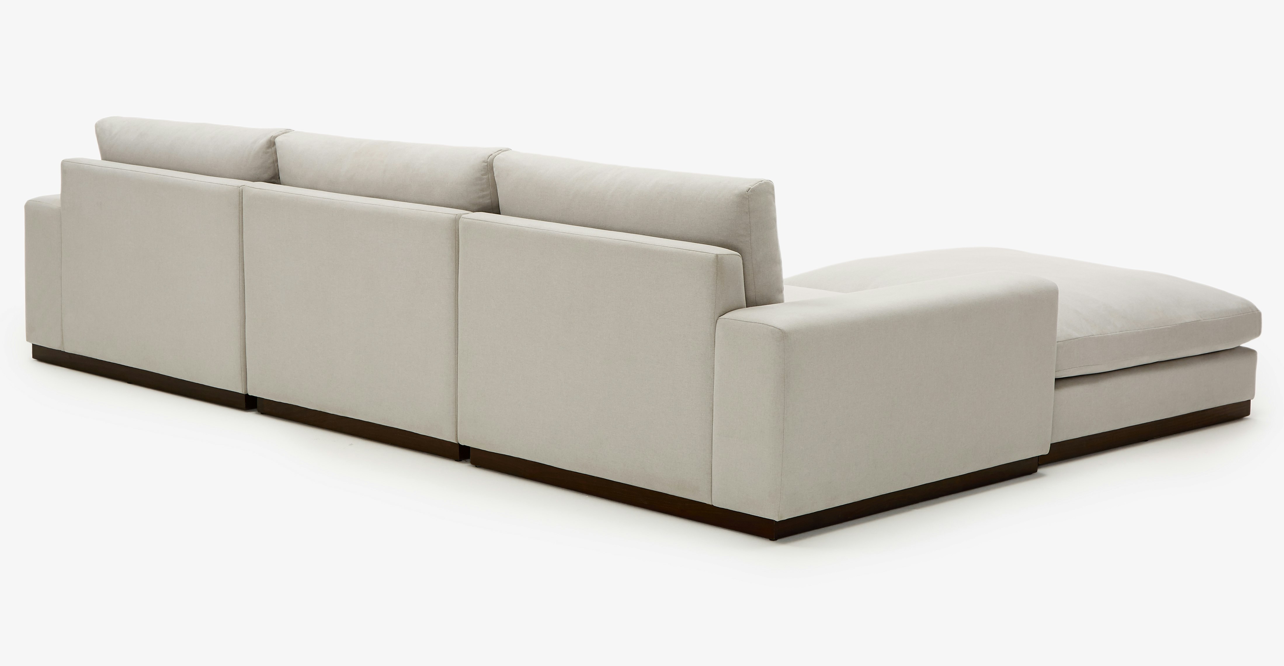 Holt Modular Sofa Bumper Sectional Devon Platinum