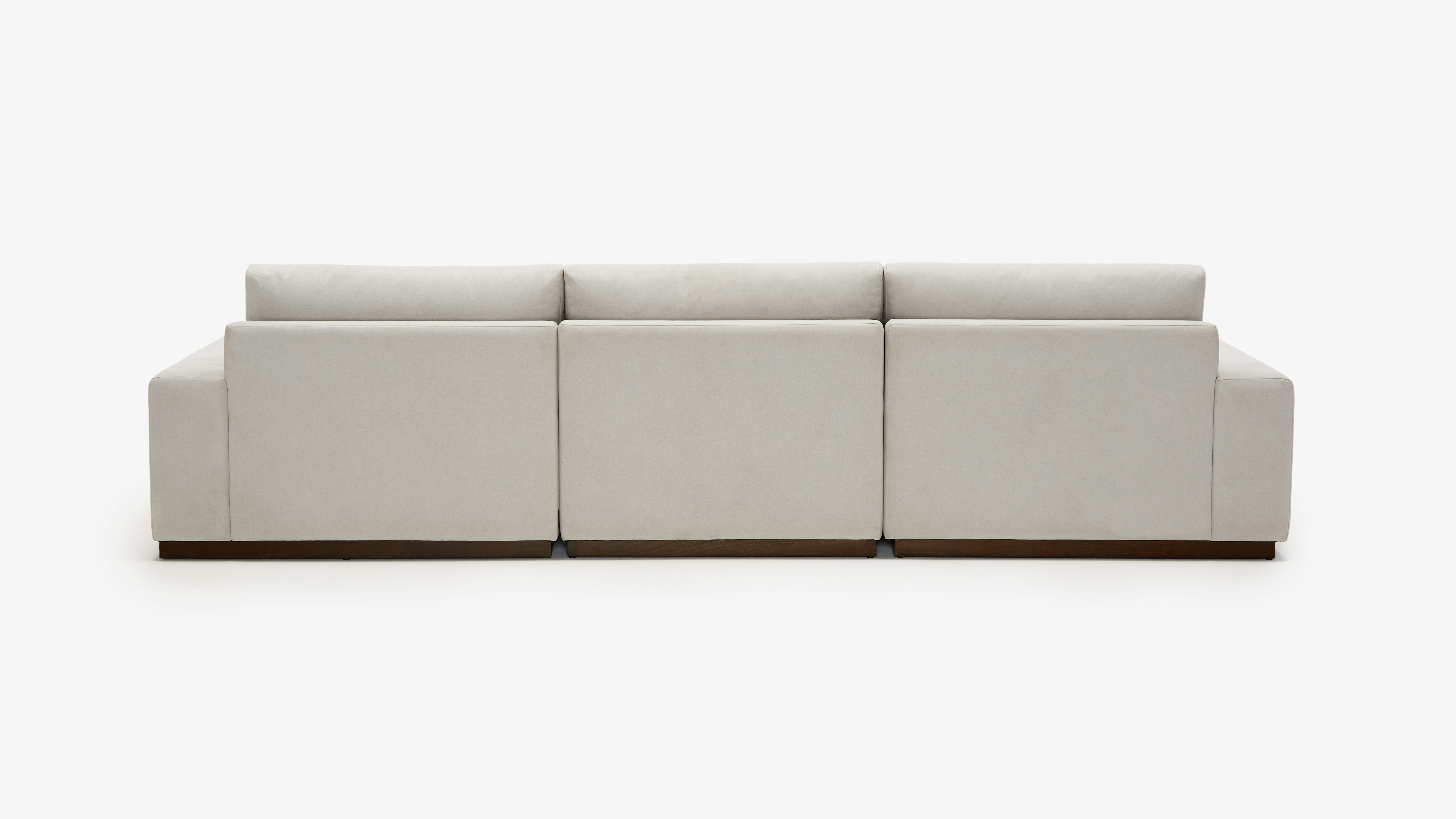 Holt Modular Sofa Bumper Sectional Devon Platinum