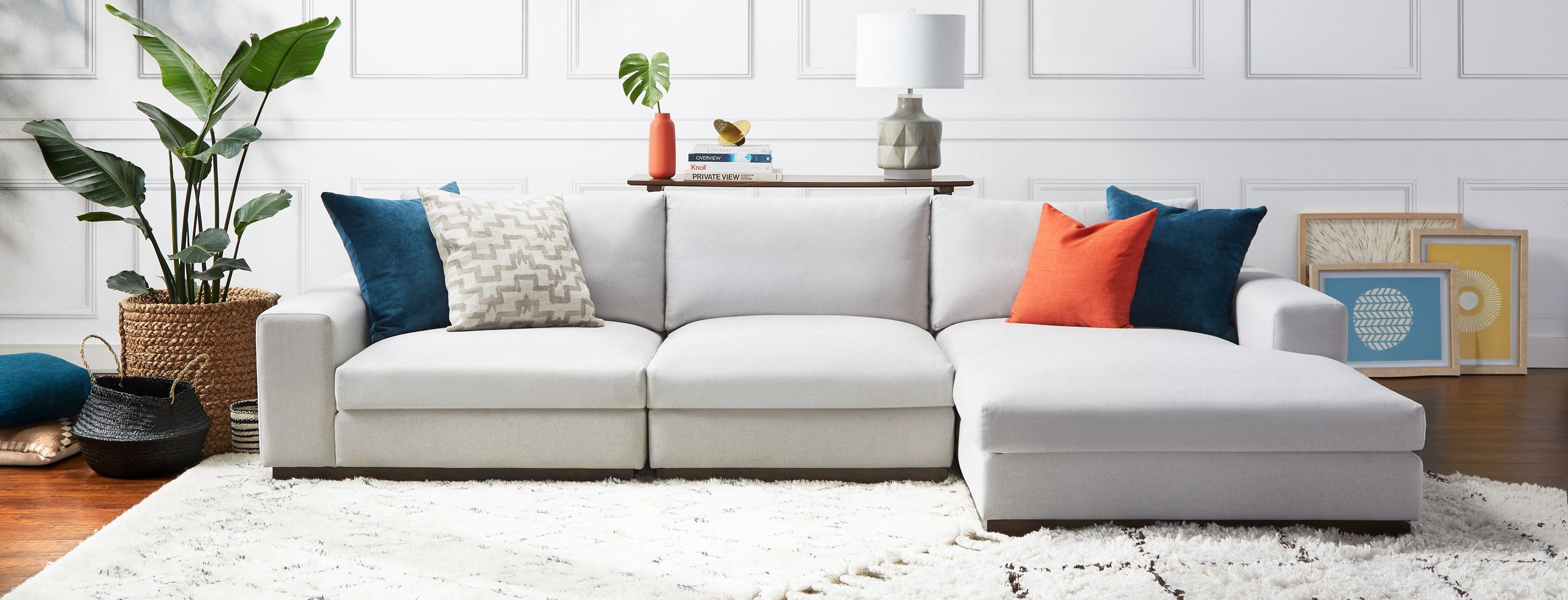 Holt Modular Sectional Devon Platinum