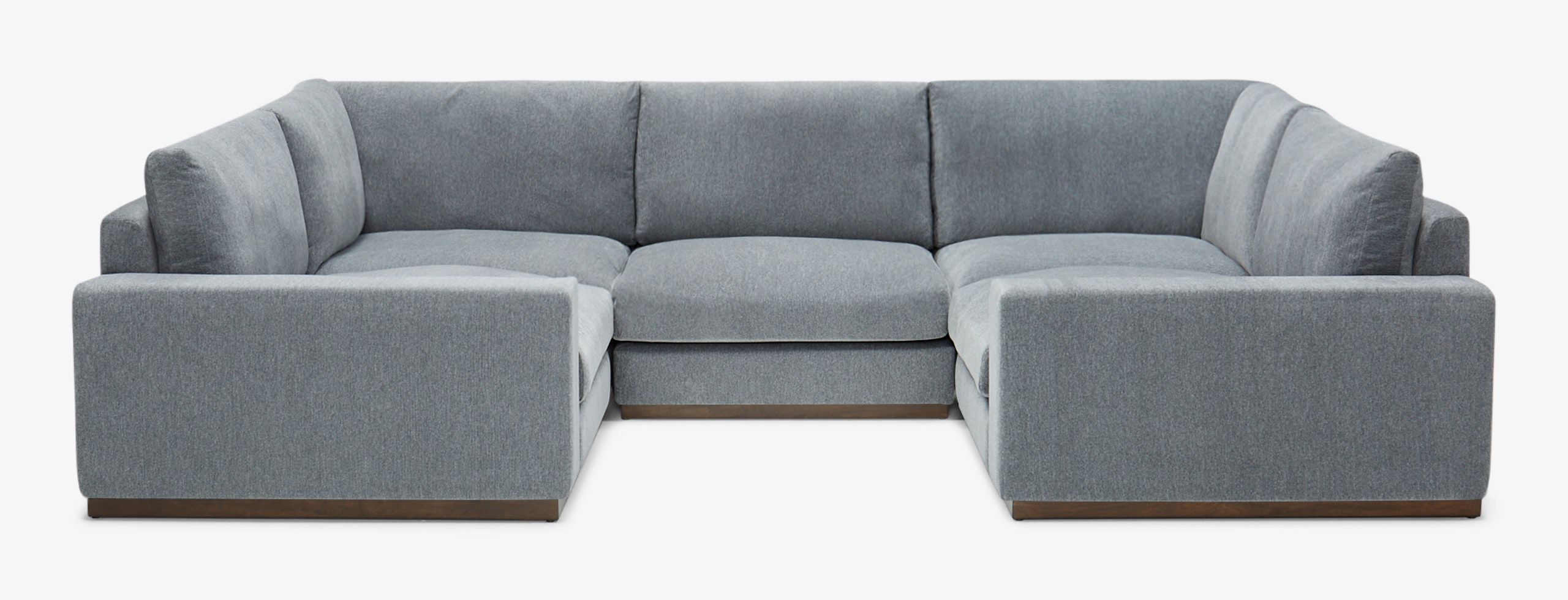 Holt Modular Sofa Bumper Sectional Synergy Pewter