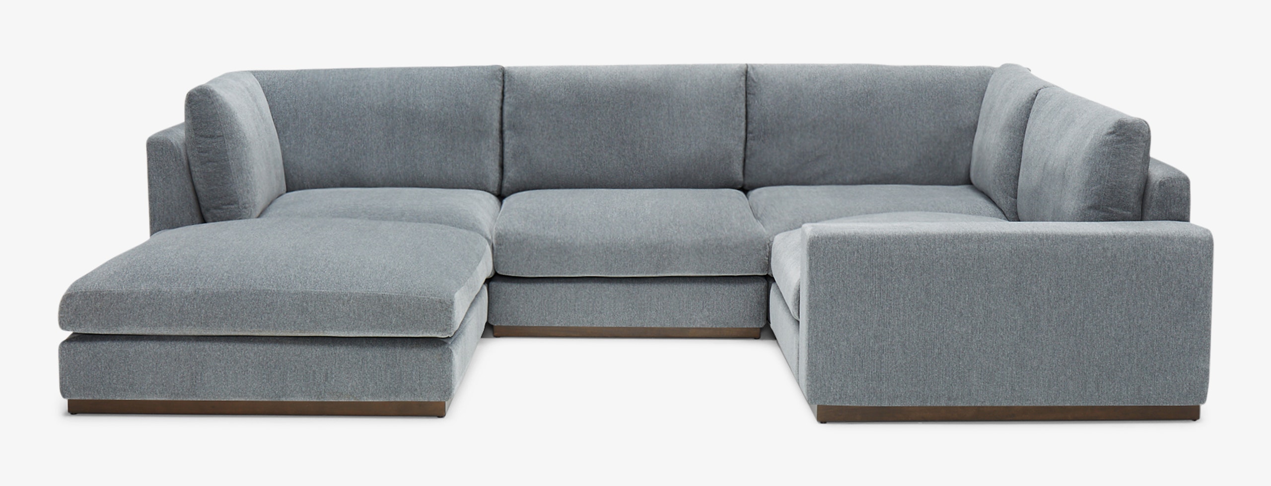 Holt Modular Sofa Bumper Sectional Synergy Pewter