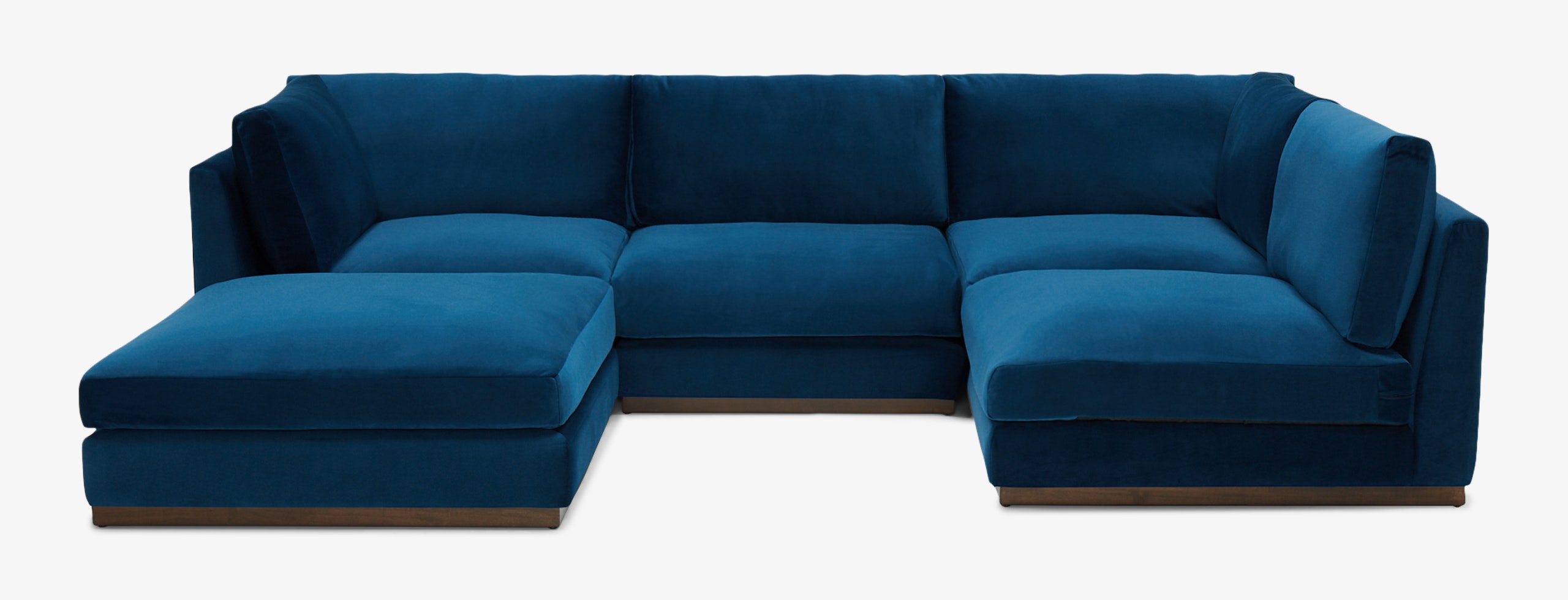 Holt Sofa Chaise Sectional Royale Cobalt