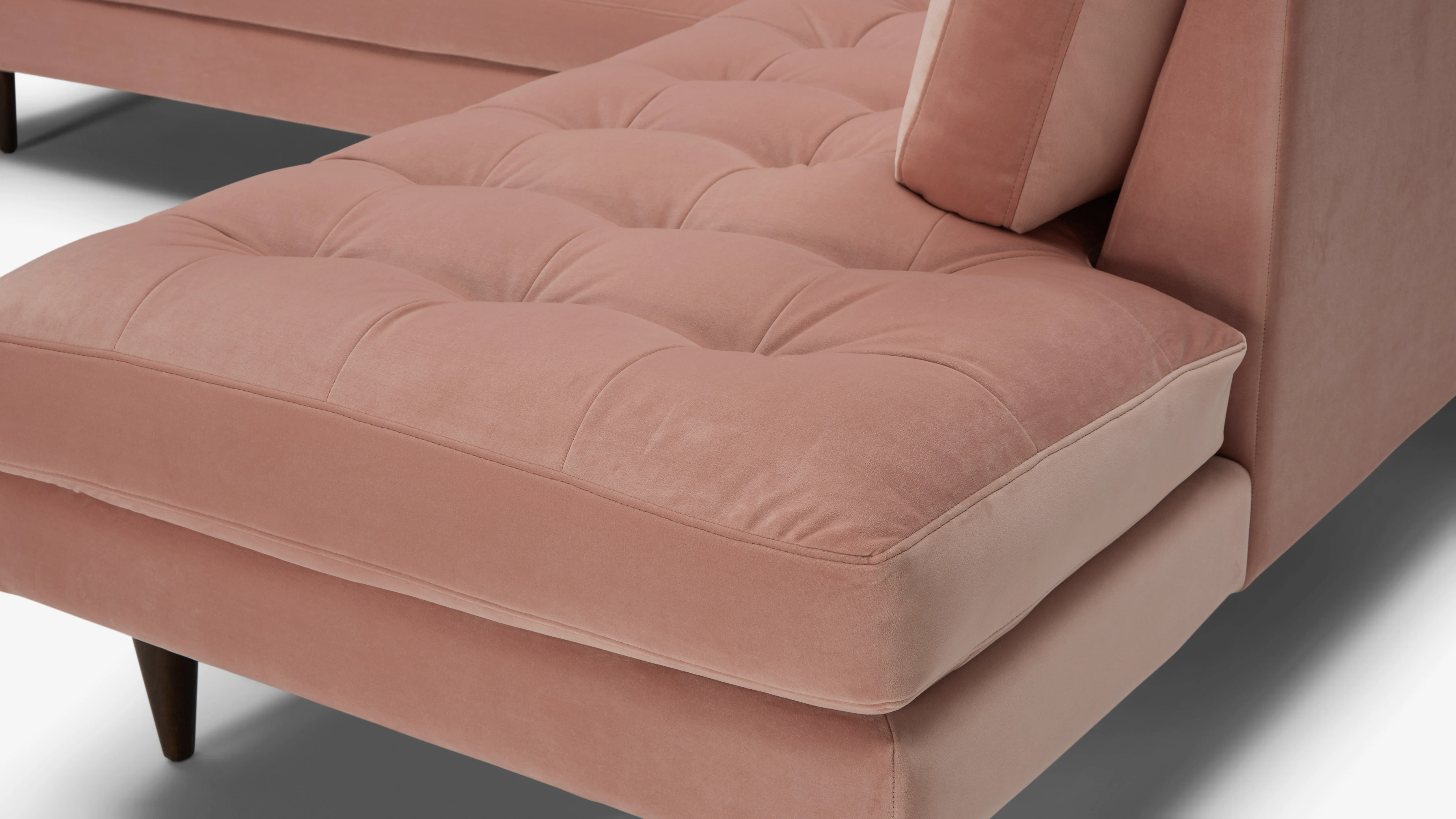 Hero Briar Bumper Sectional Royale Blush