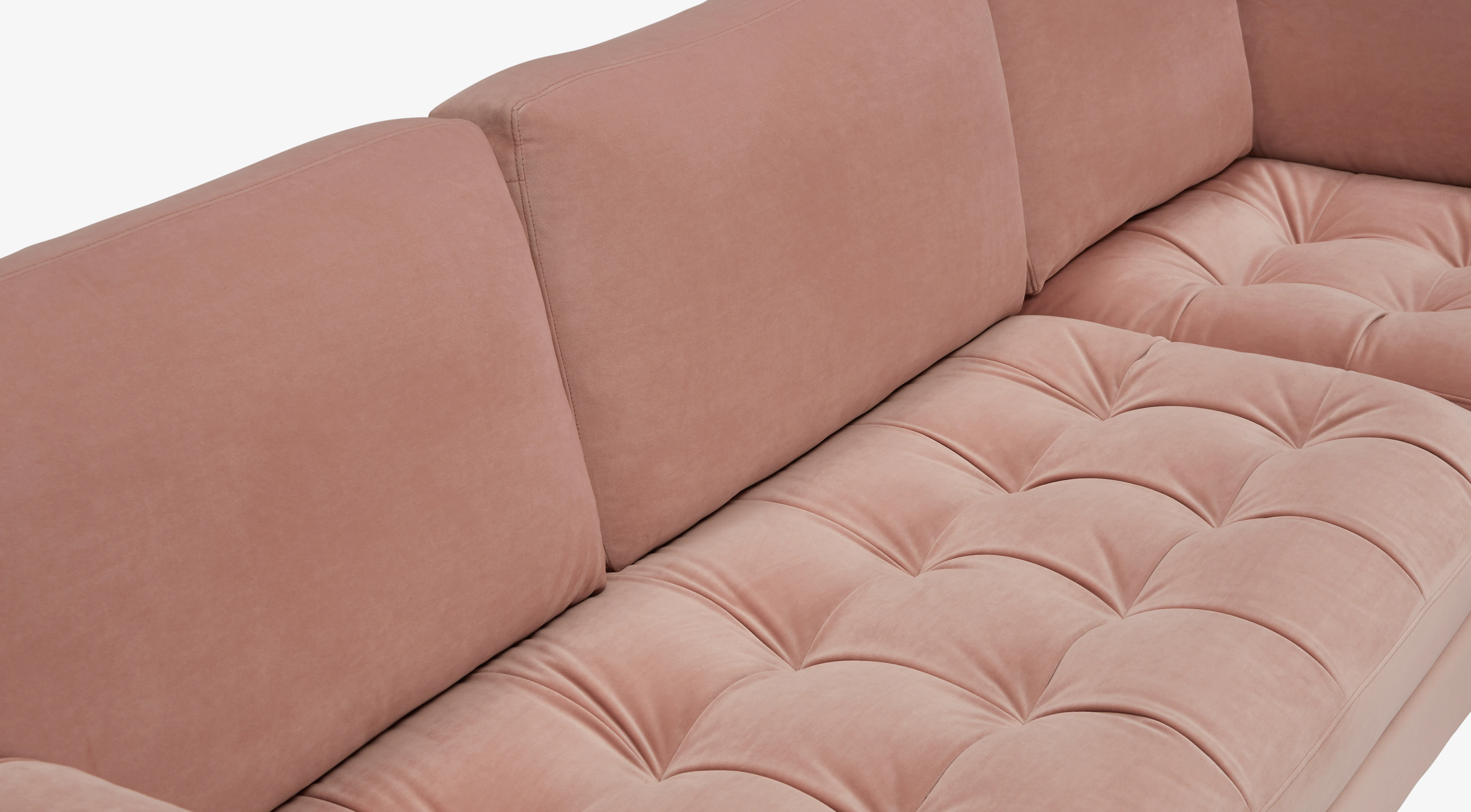 Hero Briar Bumper Sectional Royale Blush