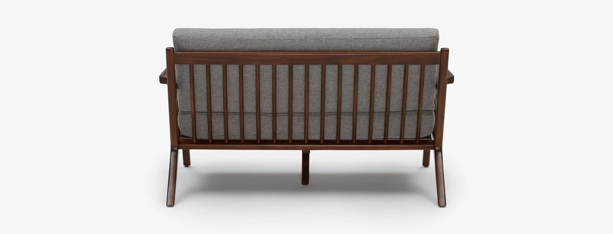 Soto Concave Loveseat Taylor Felt Grey